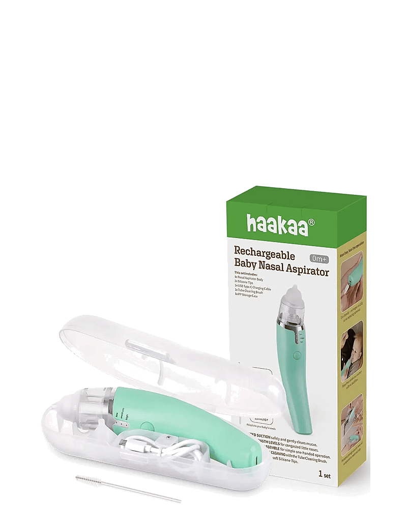 Haakaa - Haakaa Baby Nasal Aspirator - beebihooldus - green - 3