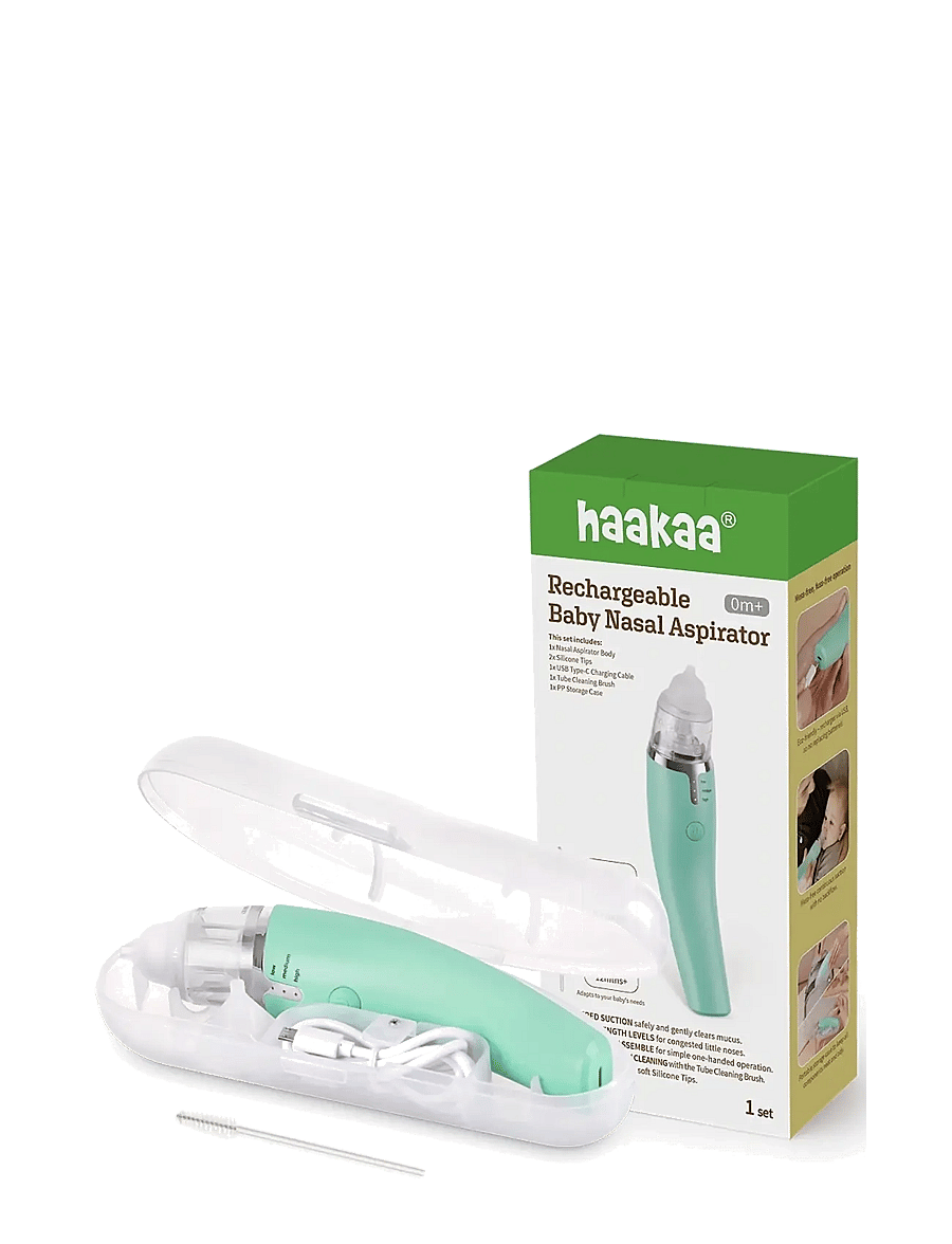 Haakaa - Haakaa Baby Nasal Aspirator - babygesundheit - green - 3