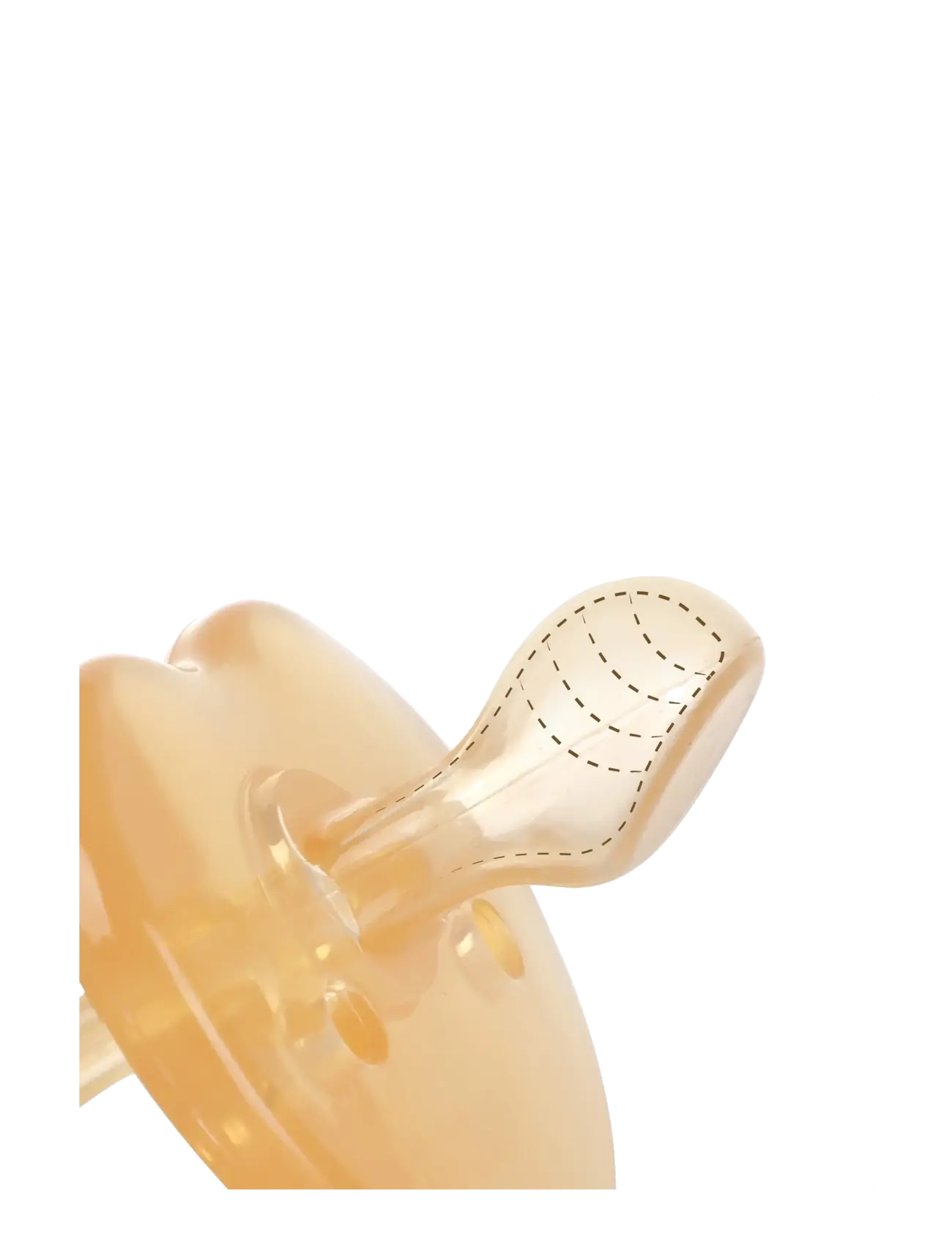 Haakaa - Haakaa Newborn Silikone Sut - Apricot - sutter - apricot - 3