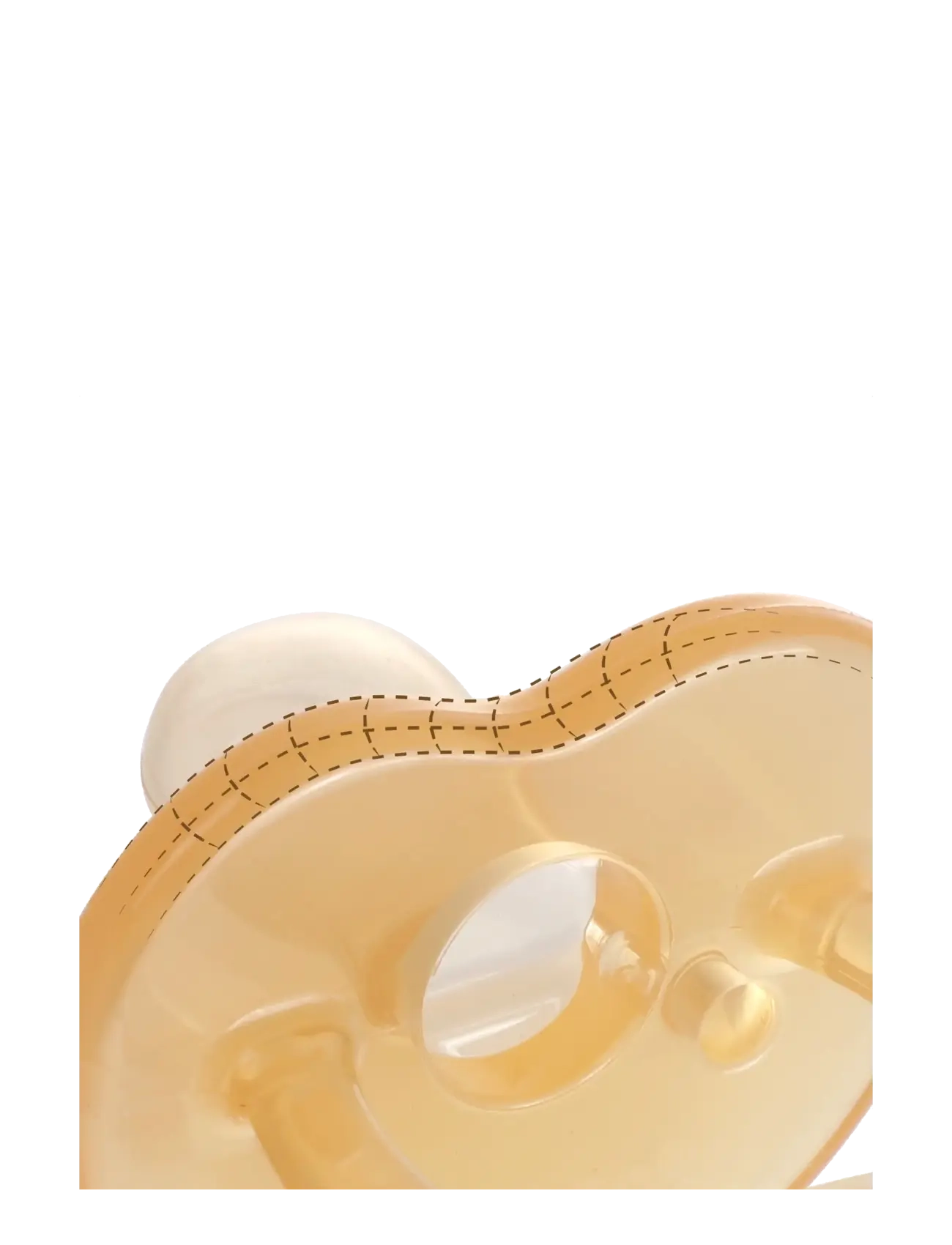 Haakaa - Haakaa Newborn Silikone Sut - Apricot - sutter - apricot - 4