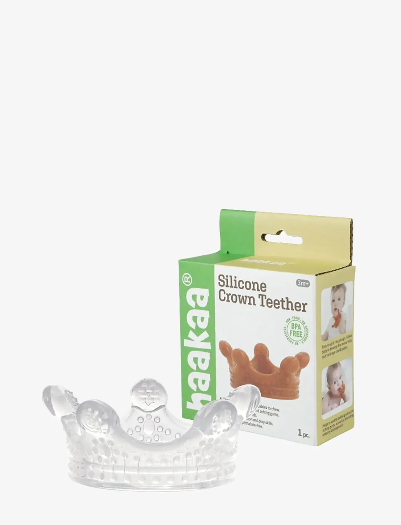 Haakaa - Haakaa Kongekrone bidering - beißspielzeug - clear - 2