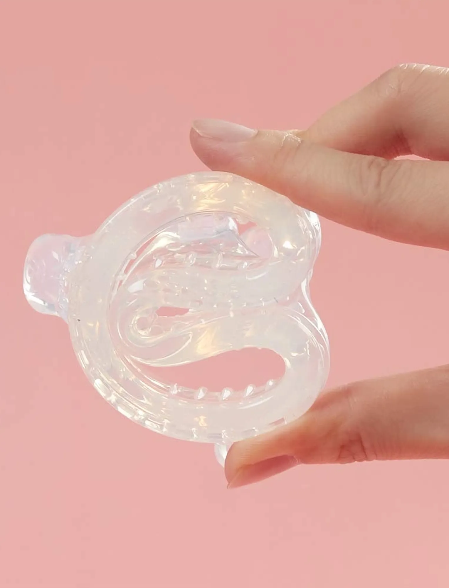 Haakaa Kongekrone Bidering, One Size, Baby Spielzeug, Weiß - Teething Kinder