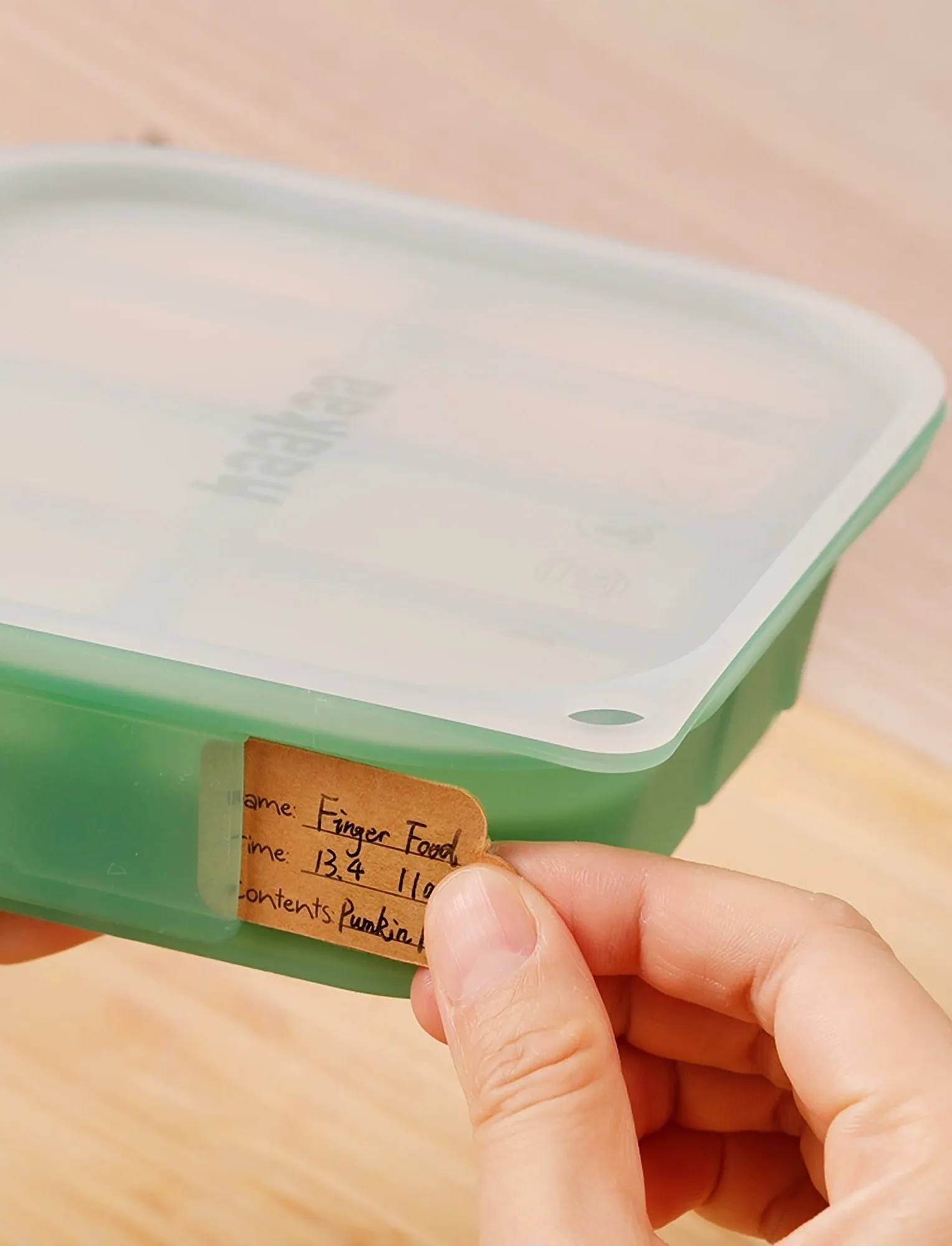 Haakaa Haakaa Easy-Freeze Tray - 8 Compartments - Pea Green, One Size, Green, Baby Feeding > Baby Food Containers, Børn