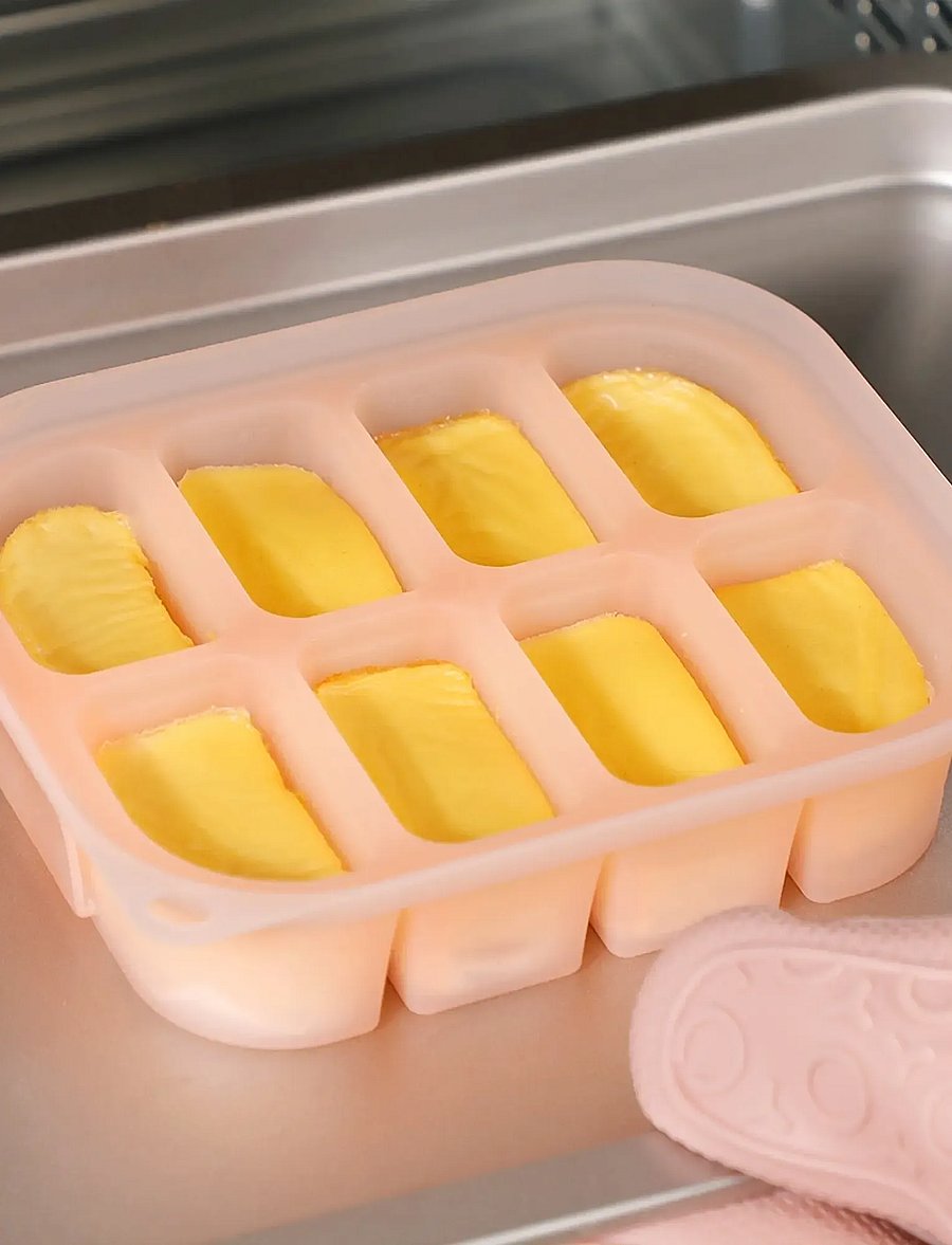 Haakaa - Haakaa Easy-Freeze Tray - 8 Compartments - Pea Green - behälter für babynahrung - pea green - 4