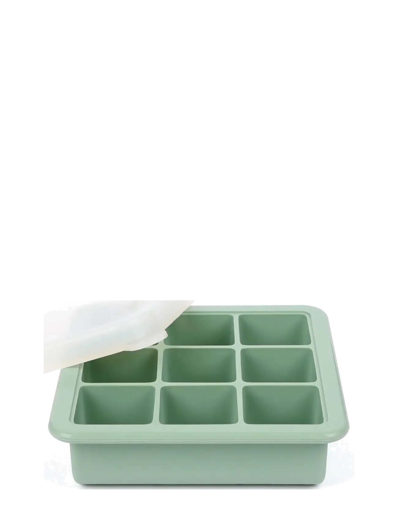 Haakaa Haakaa Silicone Freezer Tray with Lid- 9 Compartments - Pea Green - Babyprodukte - PEA GREEN / green