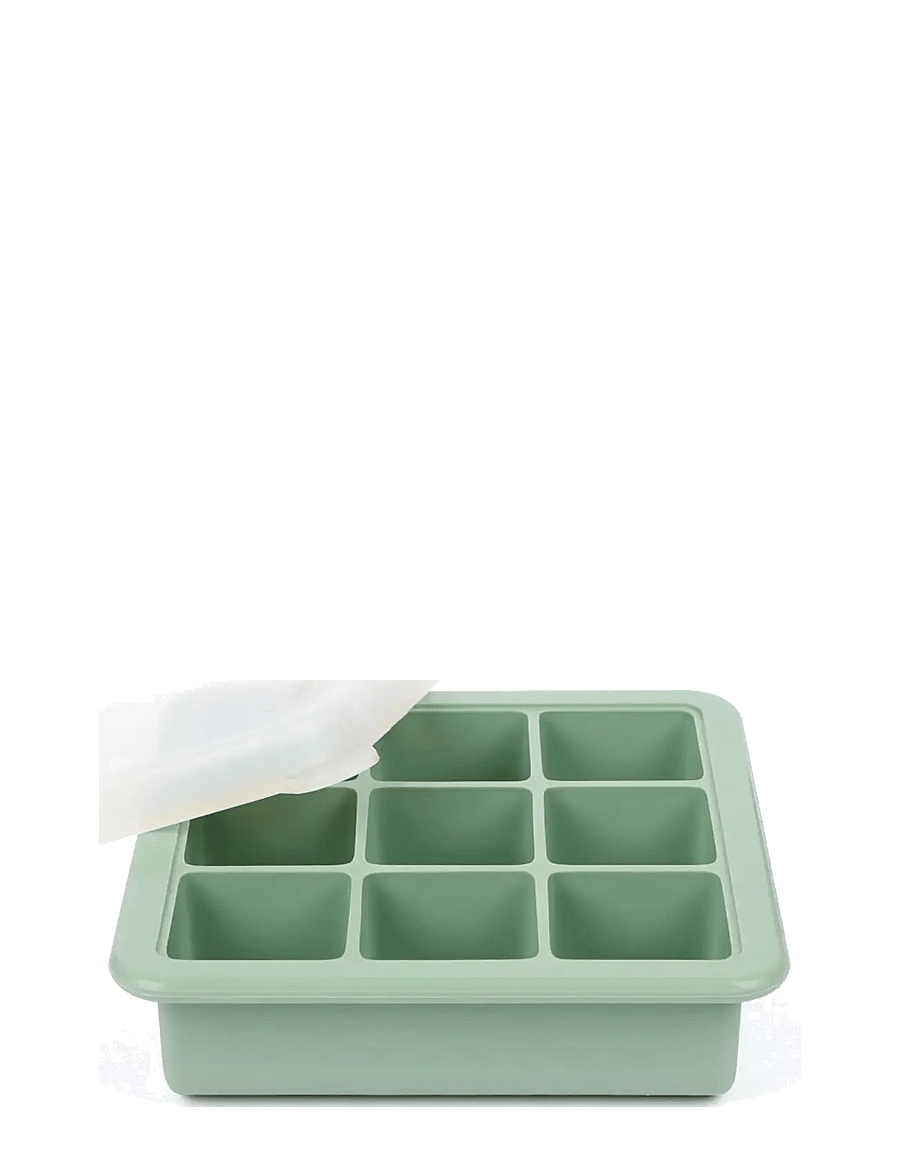 Haakaa - Haakaa Silicone Freezer Tray with Lid- 9 Compartments - Pea Green - pea green - 1