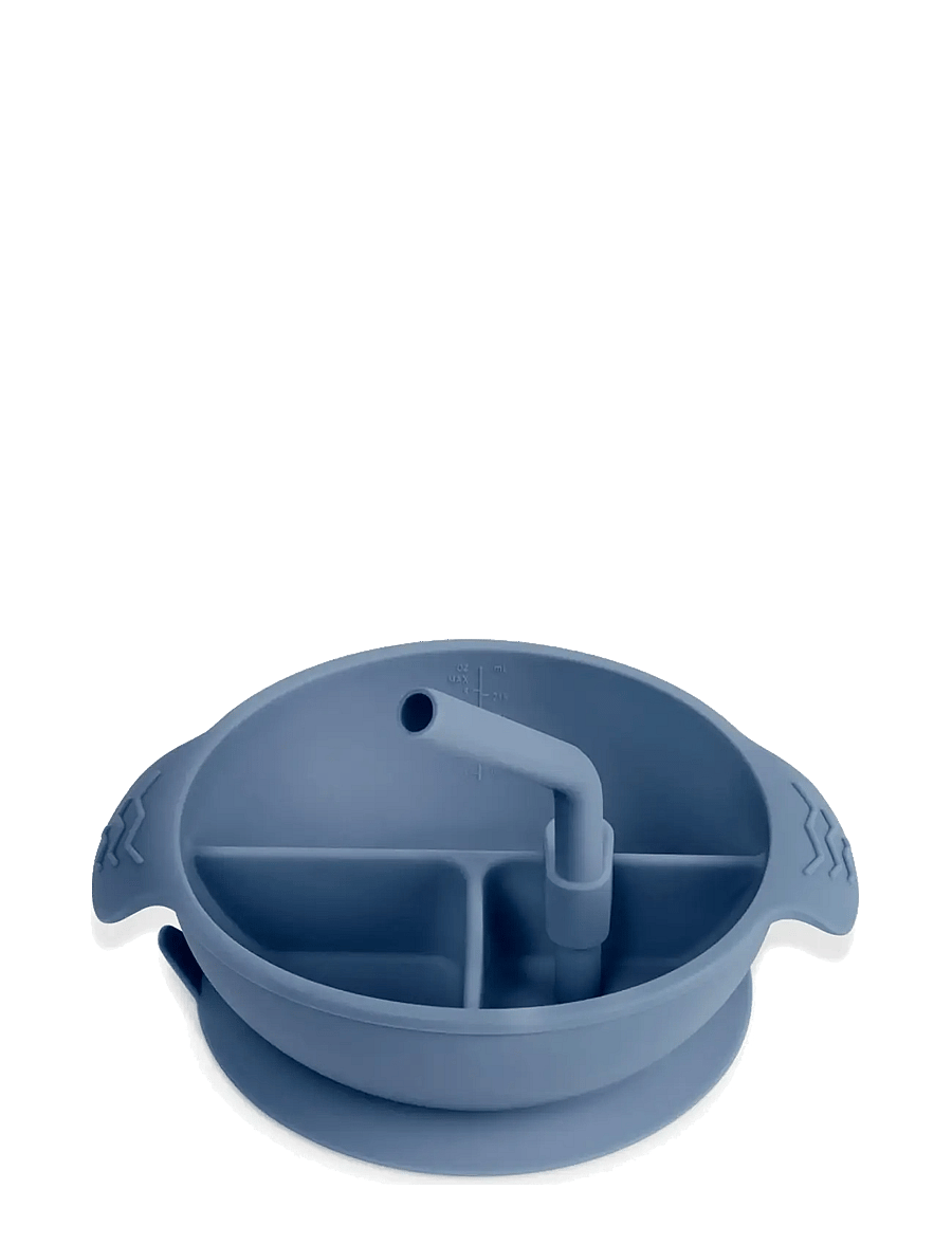 Haakaa - Haakaa Silicone Divided Suction Bowl - Bluestone - essgeschirr - bluestone - 1
