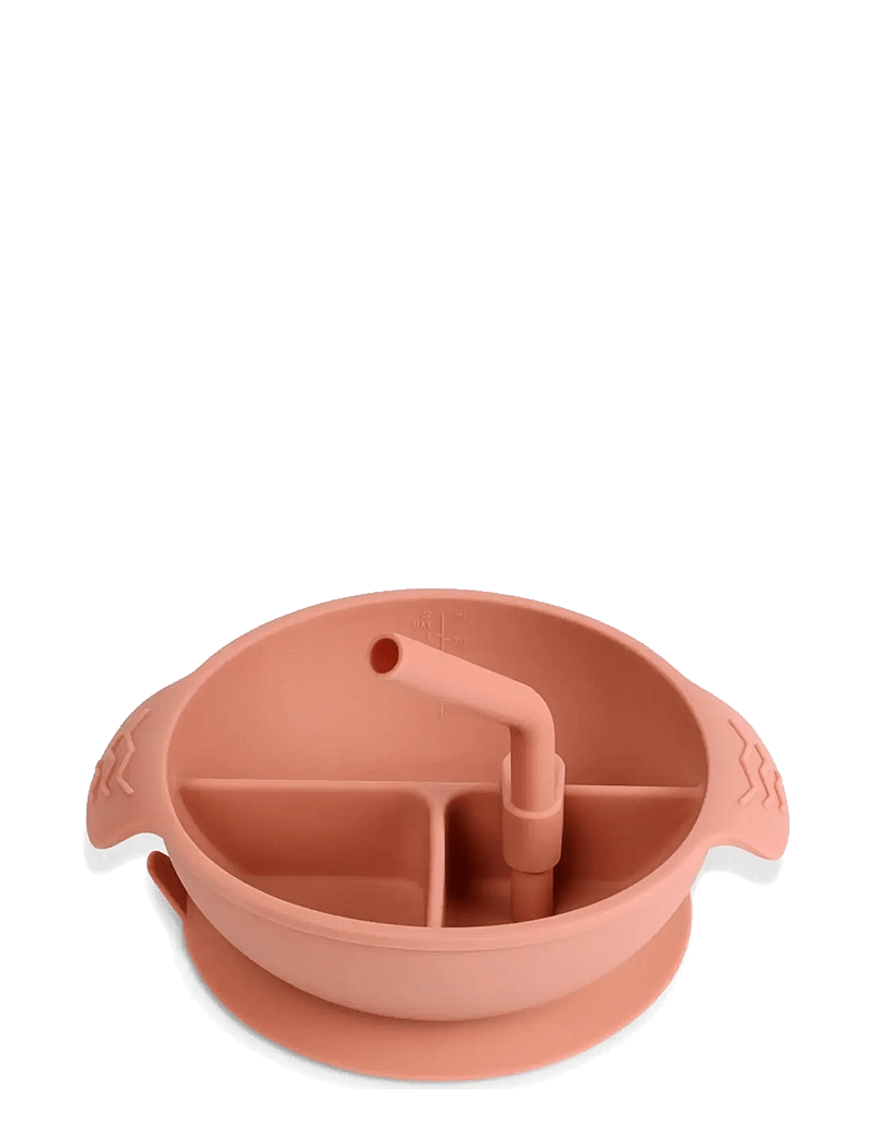 Haakaa - Haakaa Silicone Divided Suction Bowl - Rust - essgeschirr - rust - 1