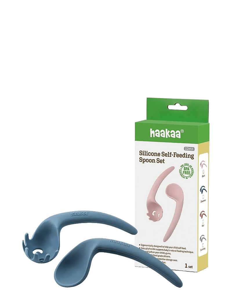 Haakaa - Haakaa Silikone ske sæt - Bluestone - Õhtusöögikomplektid - bluestone - 2