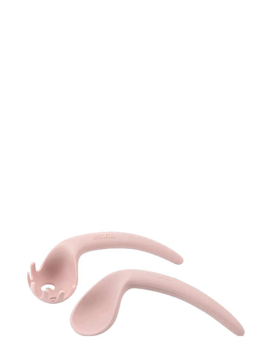 Haakaa - Haakaa Silikone ske sæt - Blush - essgeschirr - blush - 1