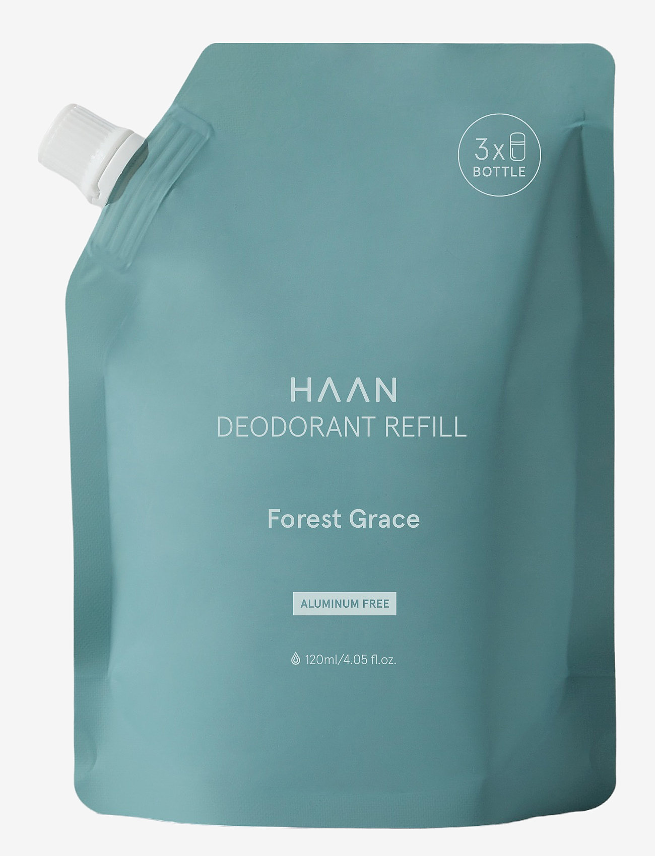 Haan - Forest Grace Deodorant Refill 120ml - deostifter & cremer - clear - 0