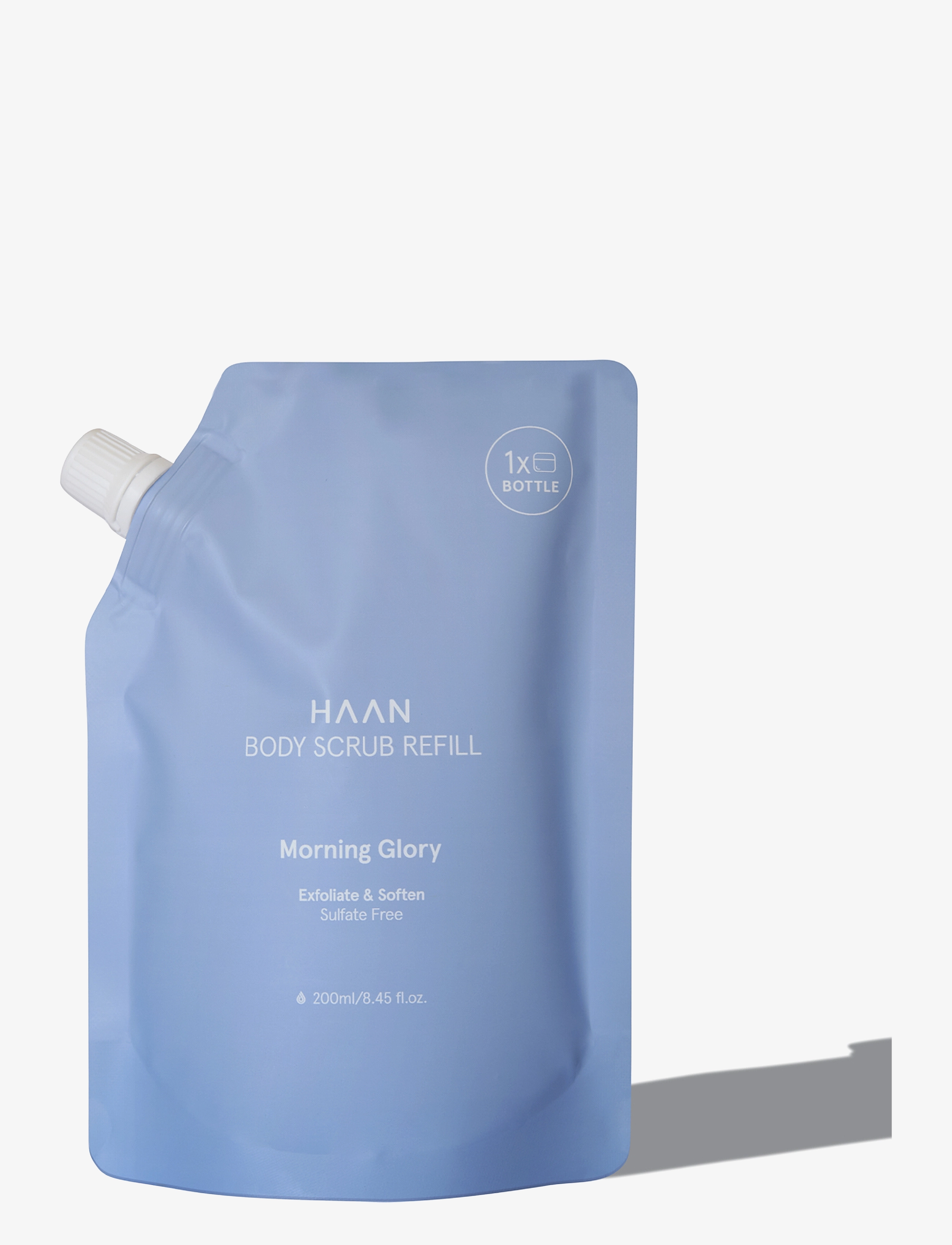 Haan Morning Glory Body Scrub Refill 200ml - Koorijad ja vannisoolad - BLUE / clear