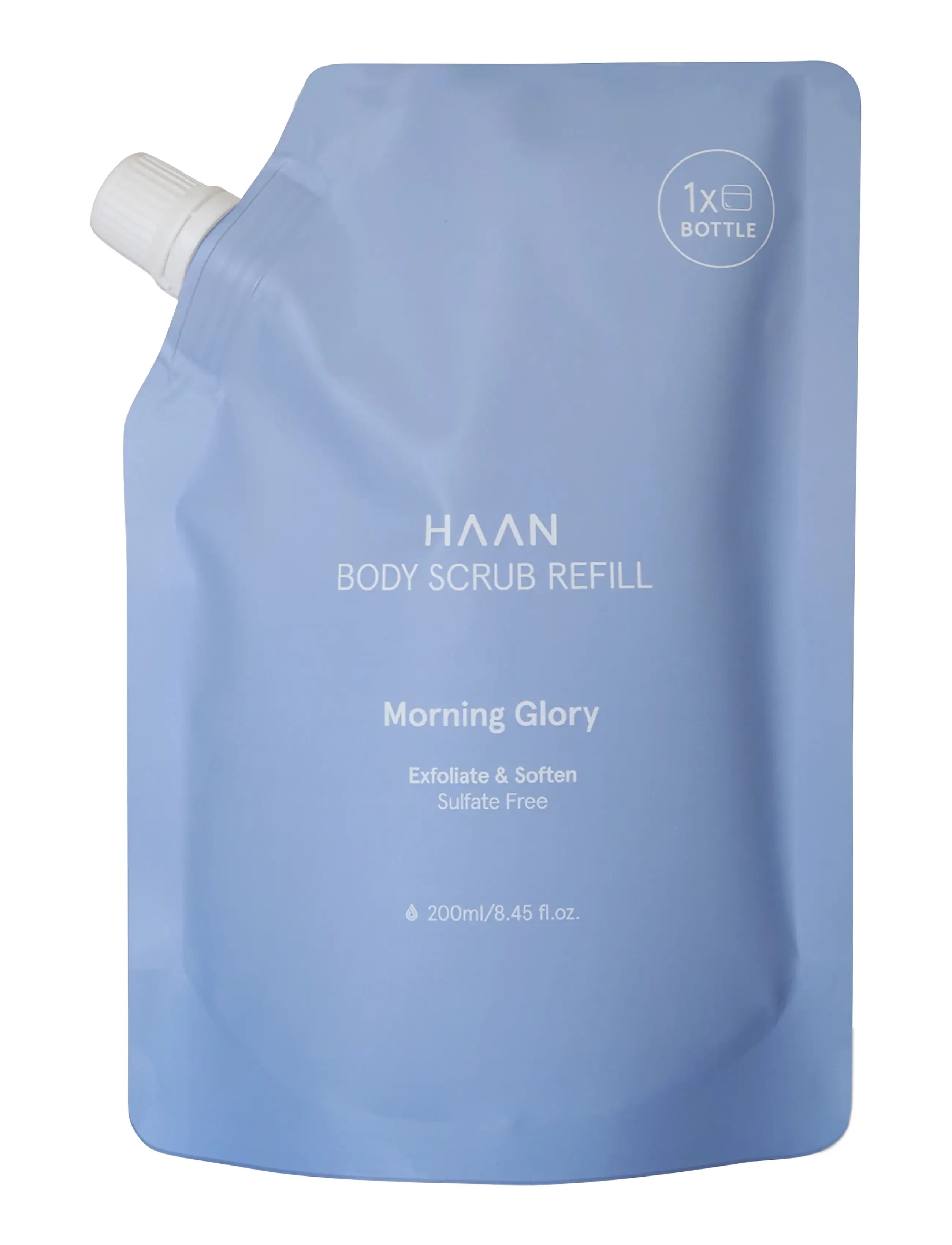Haan Morning Glory Body Scrub Refill 200ml - Koorijad ja vannisoolad - BLUE / clear