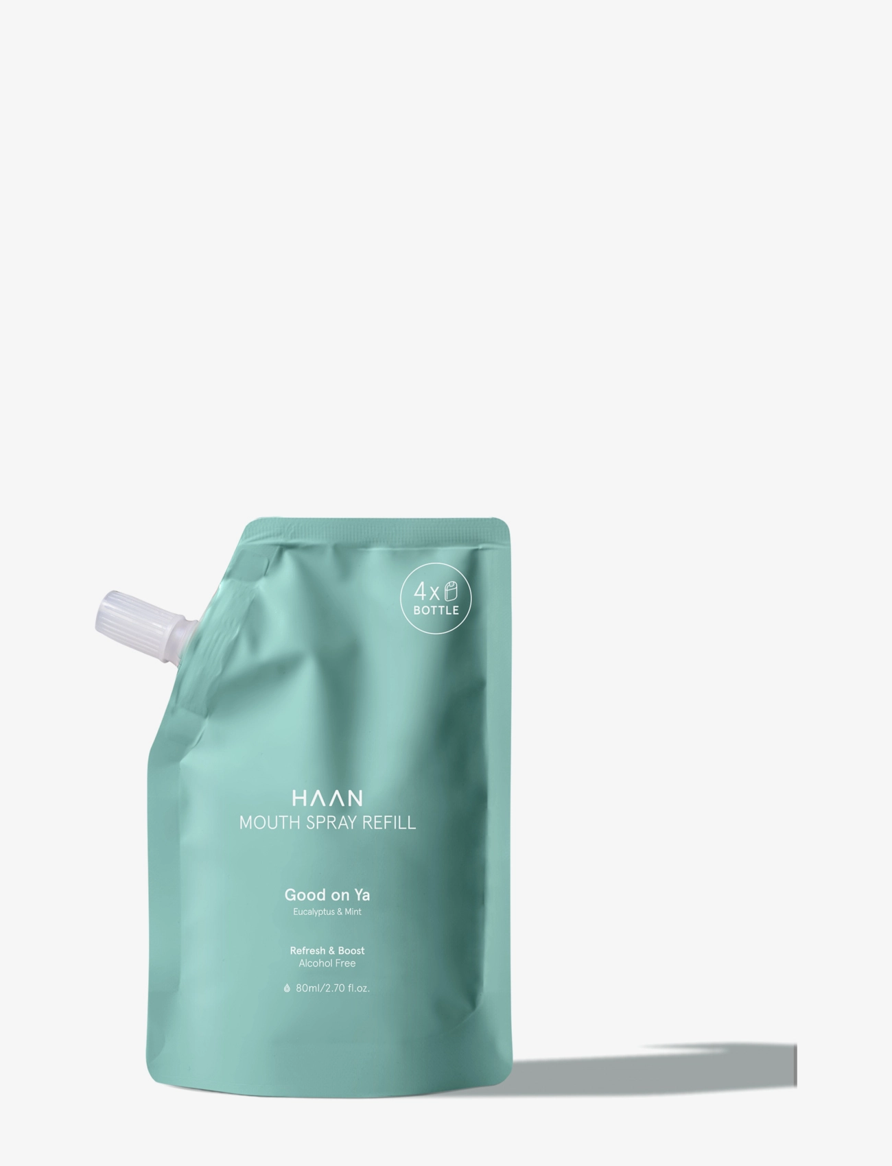 Haan Good On Ya Mouth Wash Refill 80Ml, 80 ml, Oral Hygiene, Nackt - Wash, Beauty