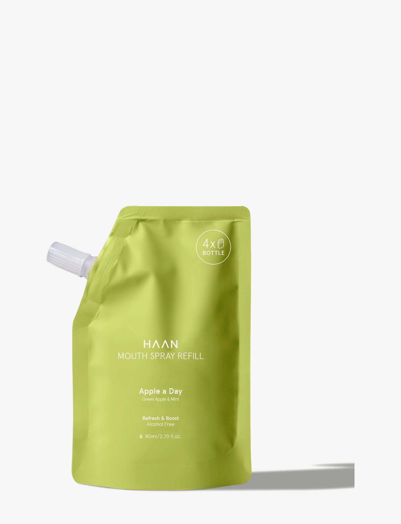 Haan Apple A Day Mouth Wash Refill 80Ml, 80 ml, Oral Hygiene, Nackt - Wash, Beauty