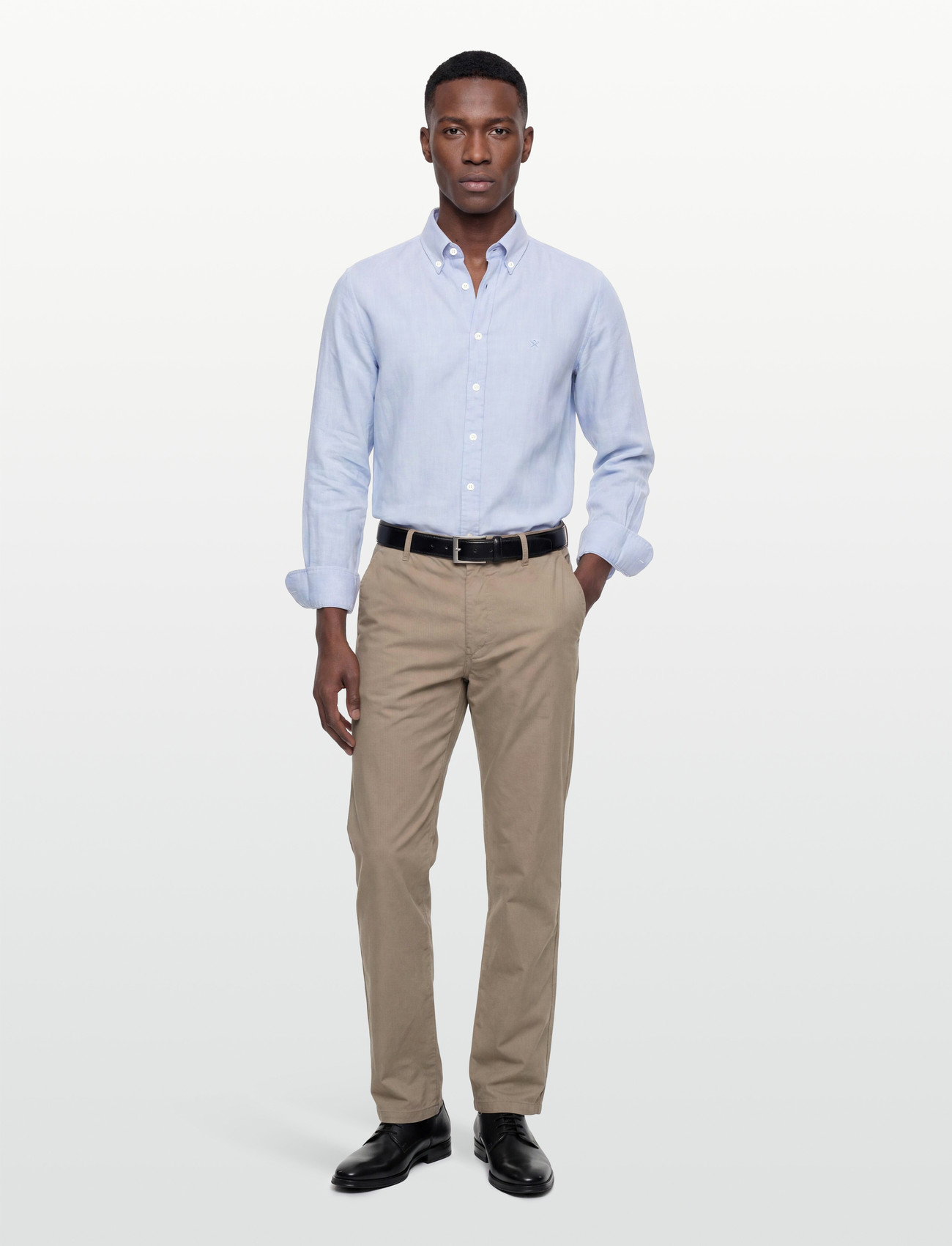 Hackett London Ess Gmd Linen Brpt - White - S 2