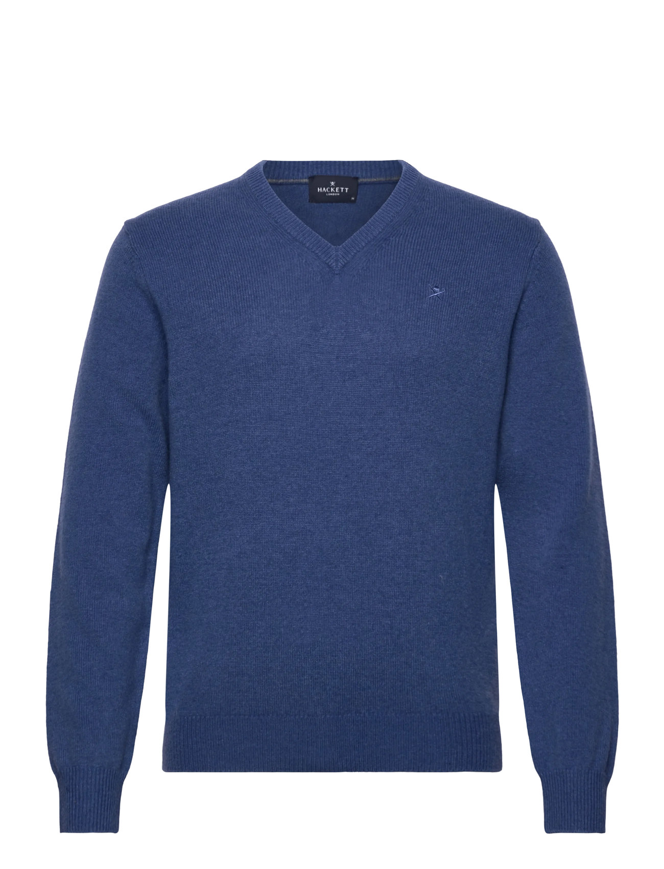 Hackett London Lambswool V Neck - Beige - S 1