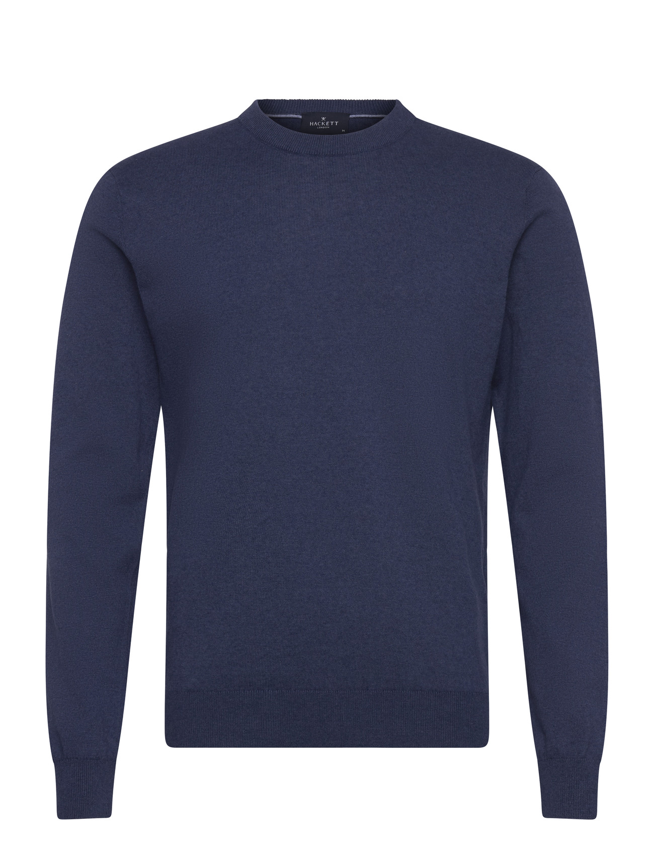 Hackett London Cotton Linen Crew - Blue - S 1