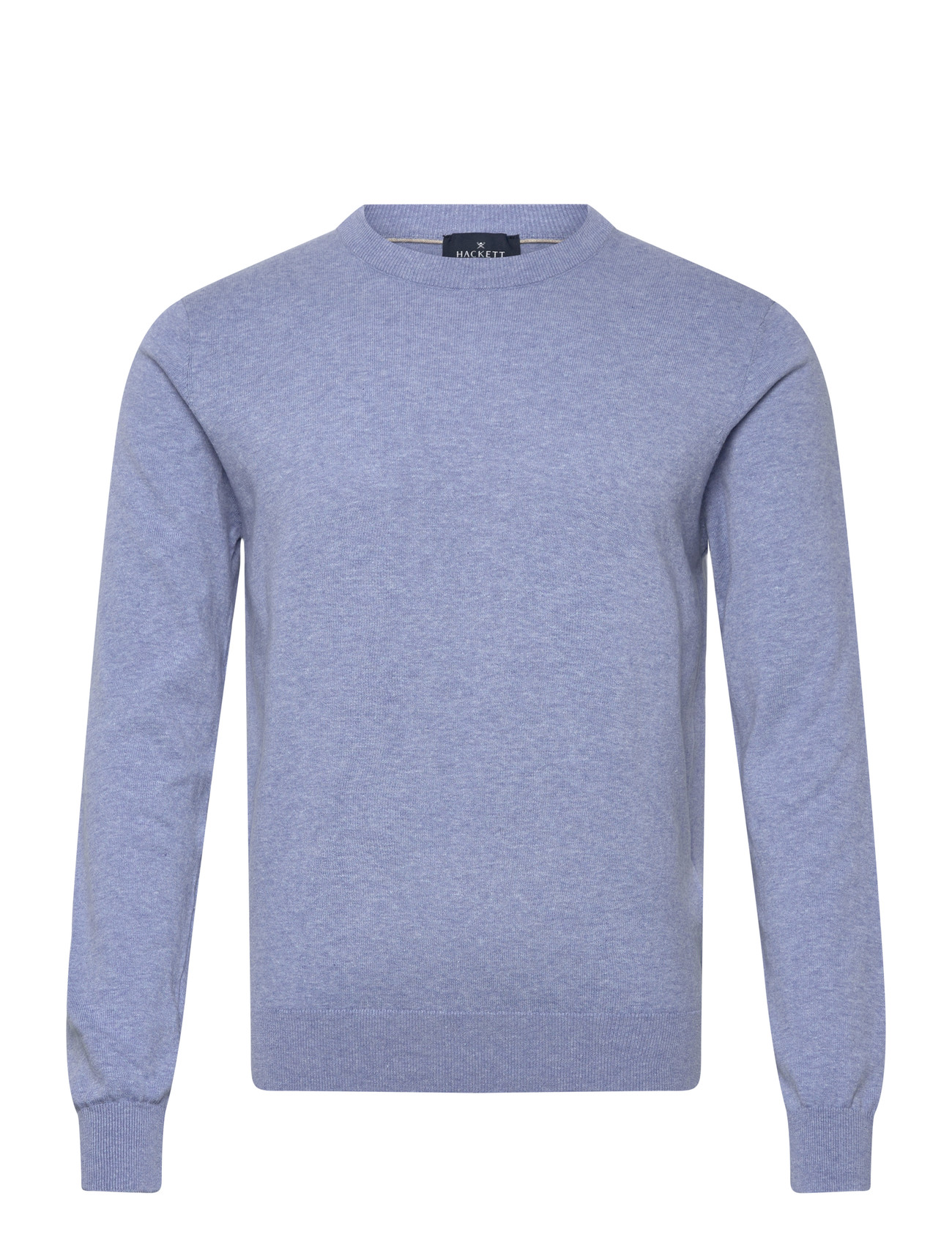 Hackett London Cotton Linen Crew - Blue - S 2