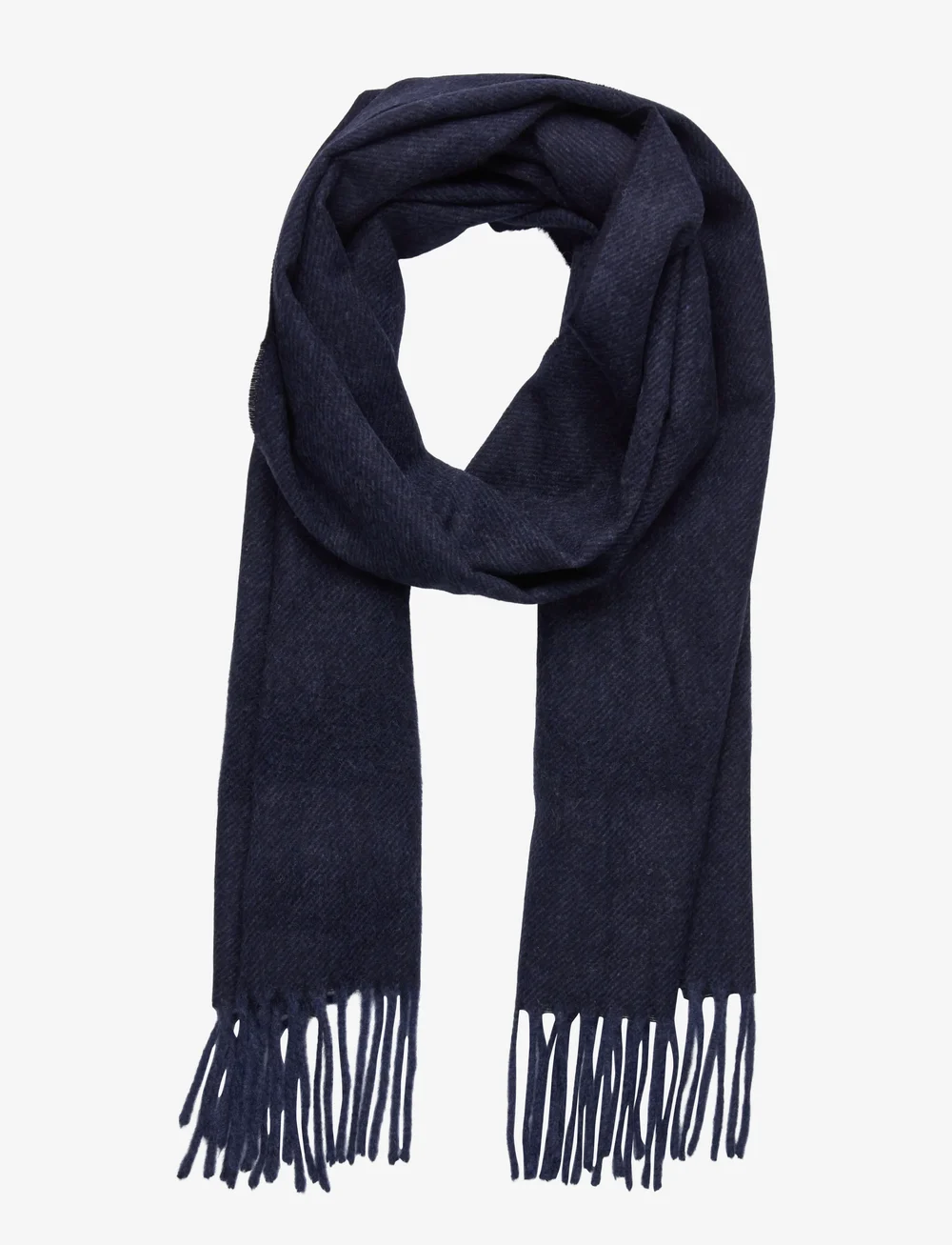 Hackett London - TWILL WOOL CASH SCF - halsdukar - midnight blue - 0