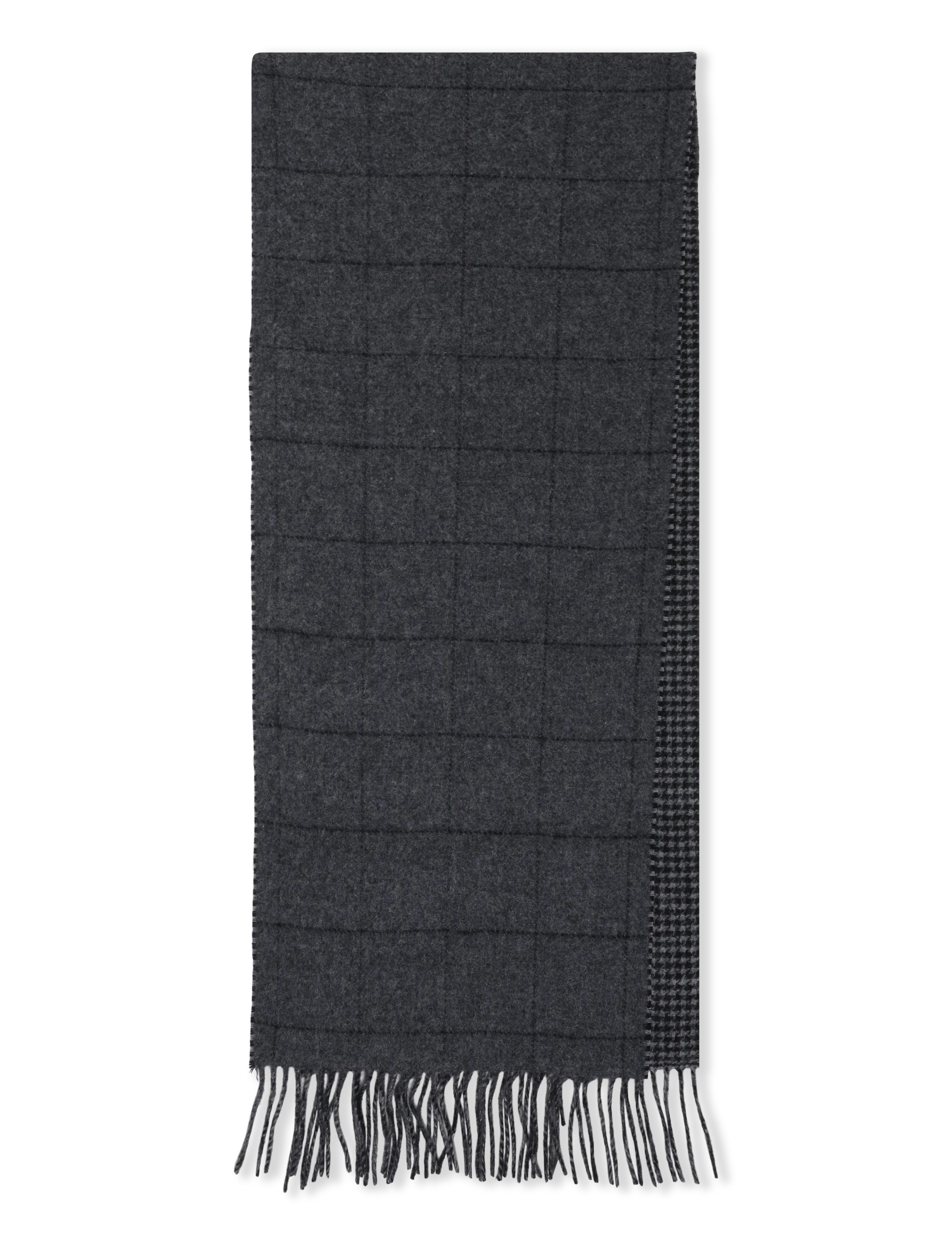 Hackett London - X2 FACE SCARF - talvesallid - college grey - 1
