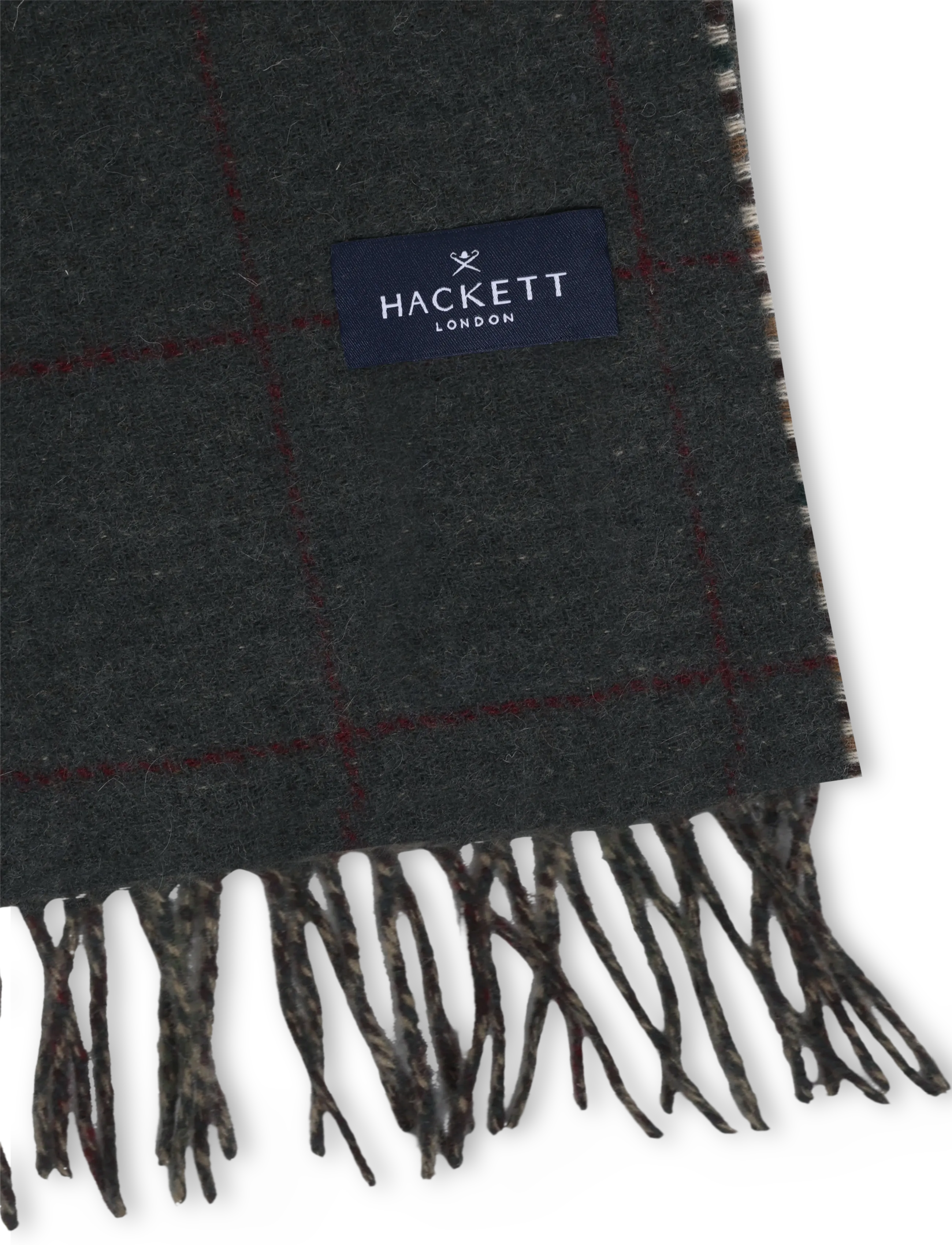 Hackett London - X2 FACE SCARF - halsdukar - hunter green - 2