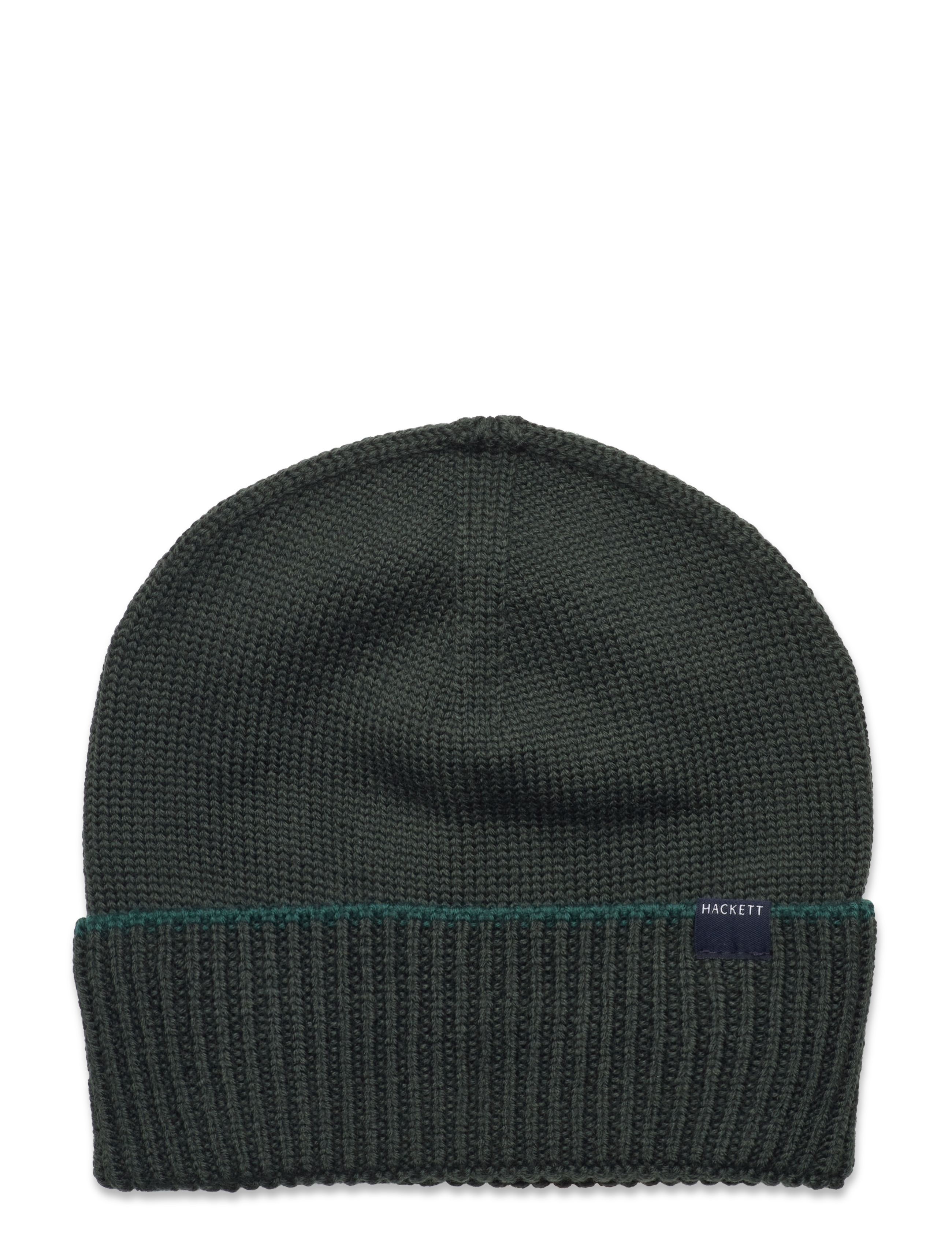 MERINO BEANIE - GREEN/GREEN