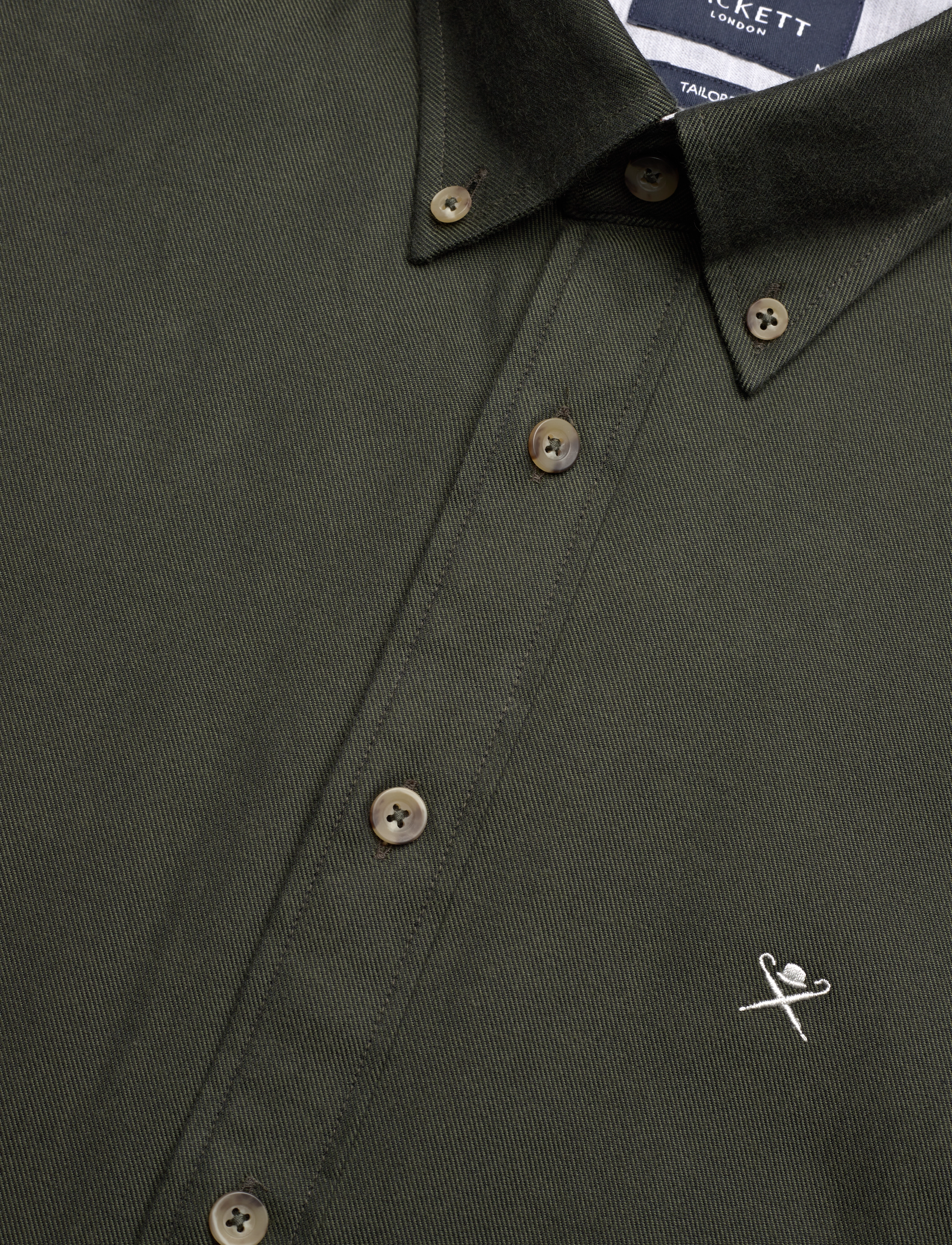 Hackett London - FLANNEL TRIM - green - 3