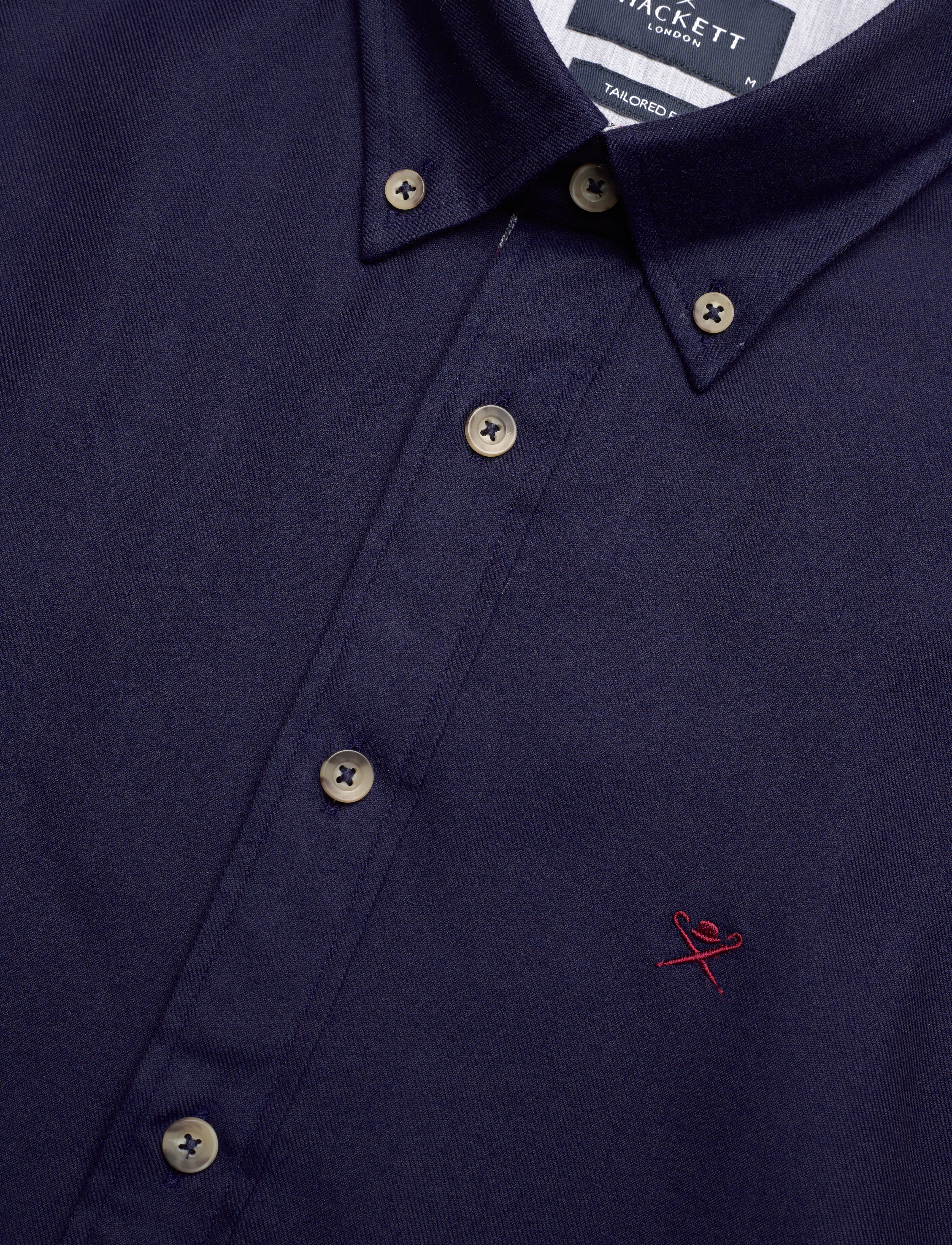 Hackett London - FLANNEL TRIM - navy - 3
