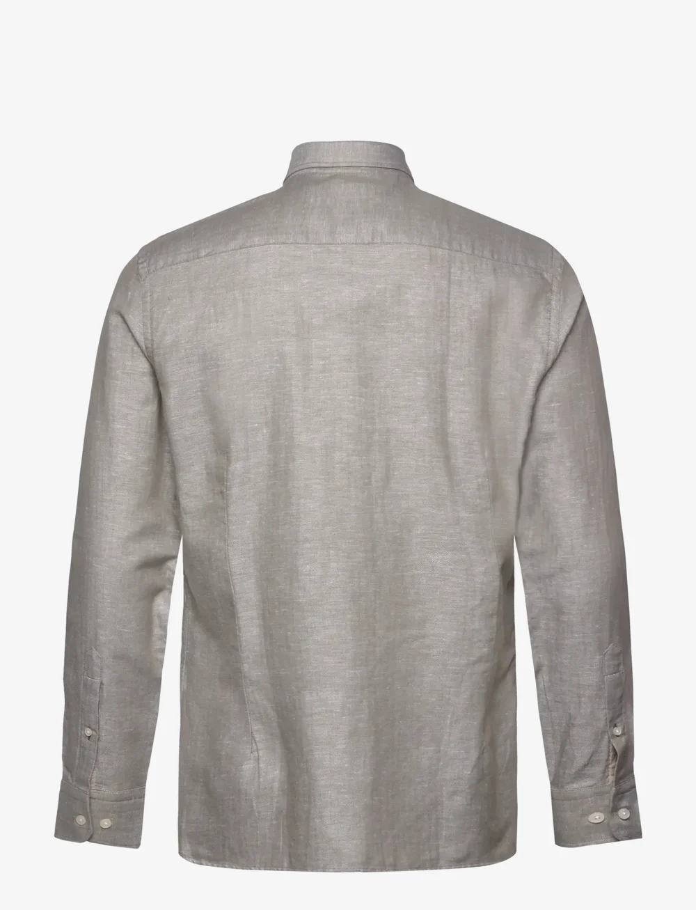 Hackett London - COT LIN HBONE ENG STR - hørskjorter - safari green - 1