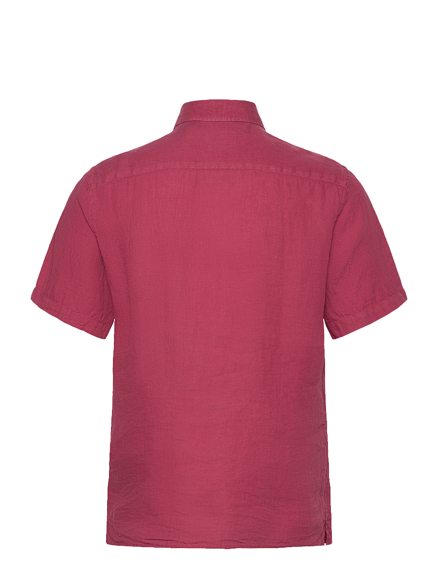 Hackett London - GMD LINEN SS - leinenhemden - cranberry pink - 1