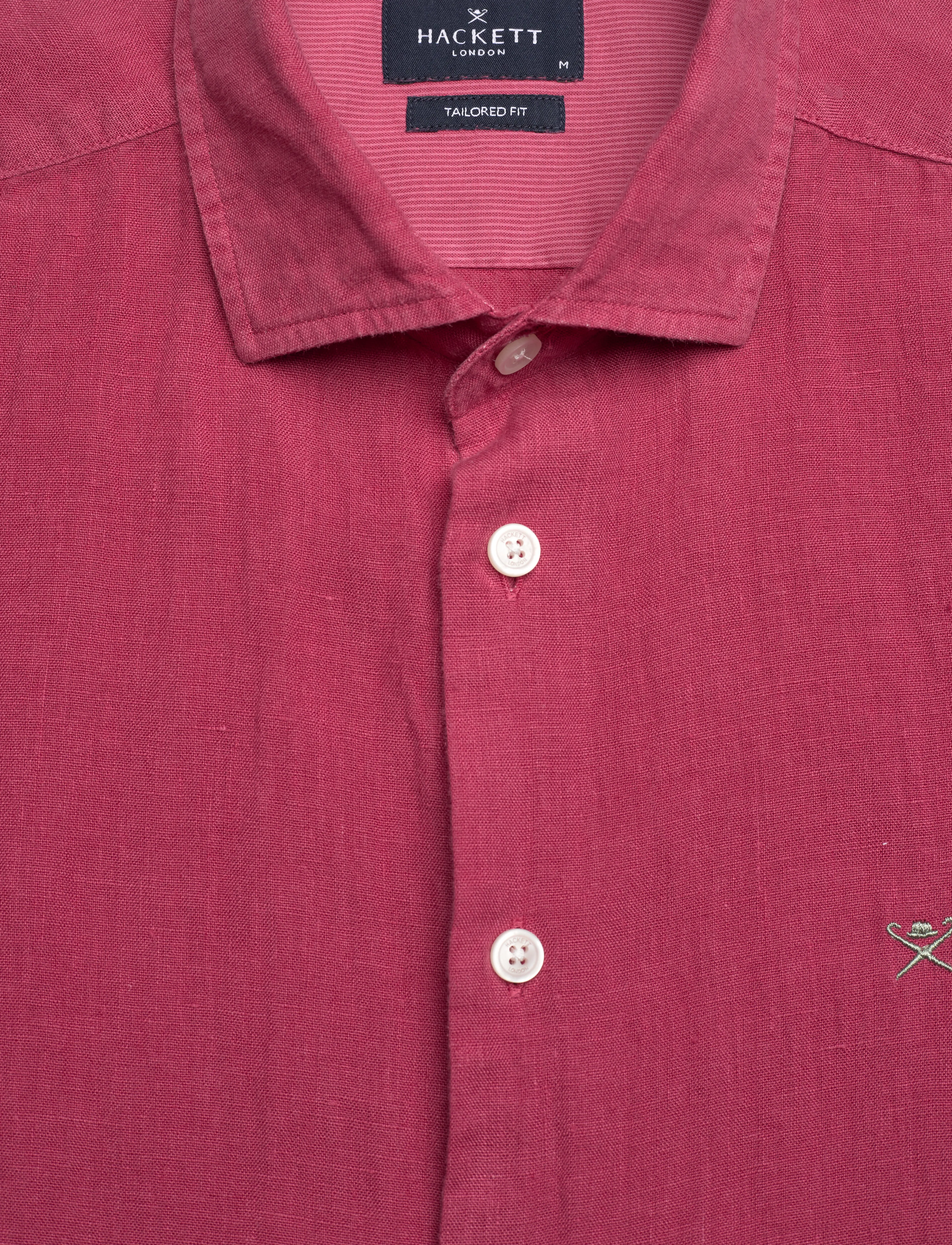 Hackett London - GMD LINEN SS - cranberry pink - 2