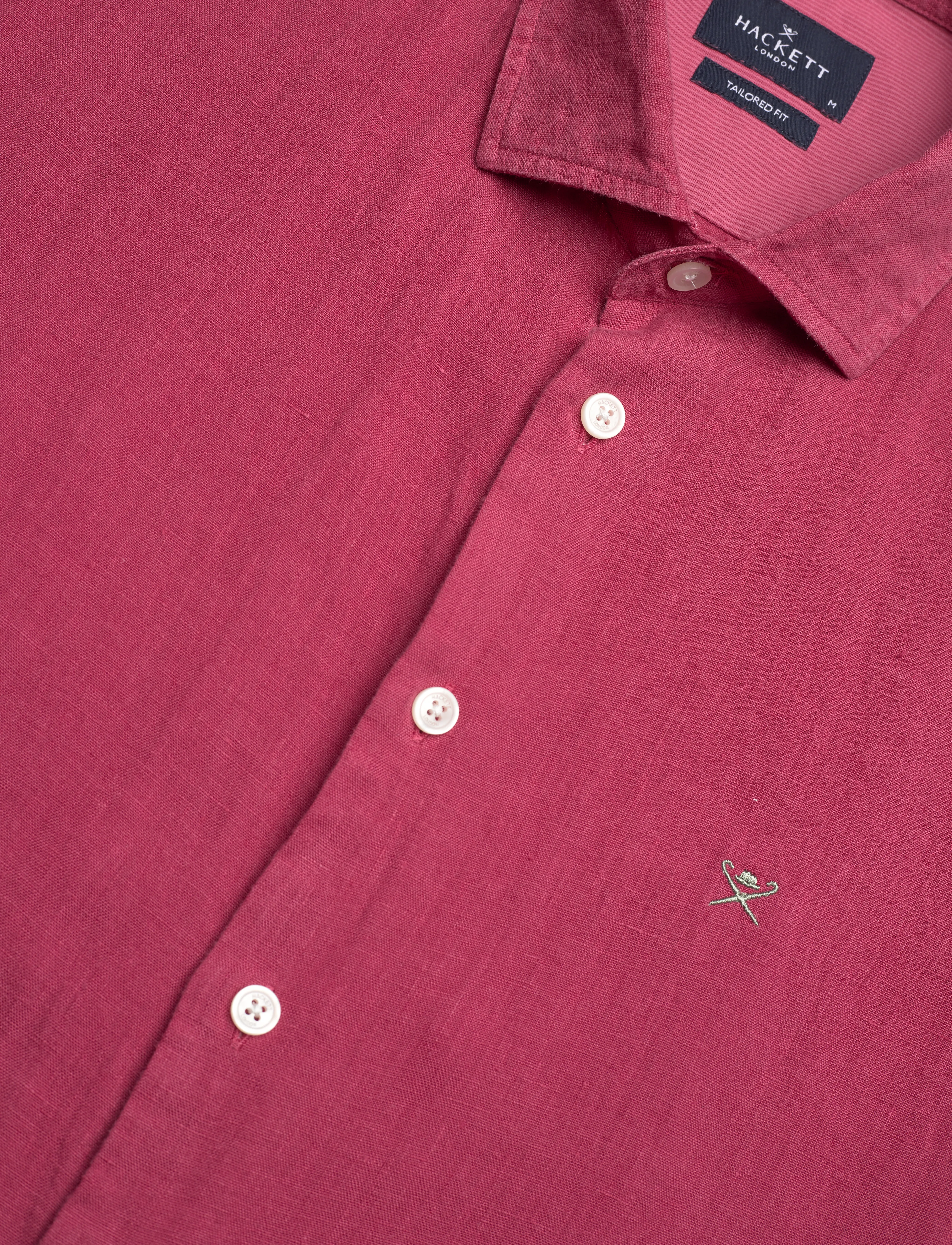 Hackett London - GMD LINEN SS - cranberry pink - 3