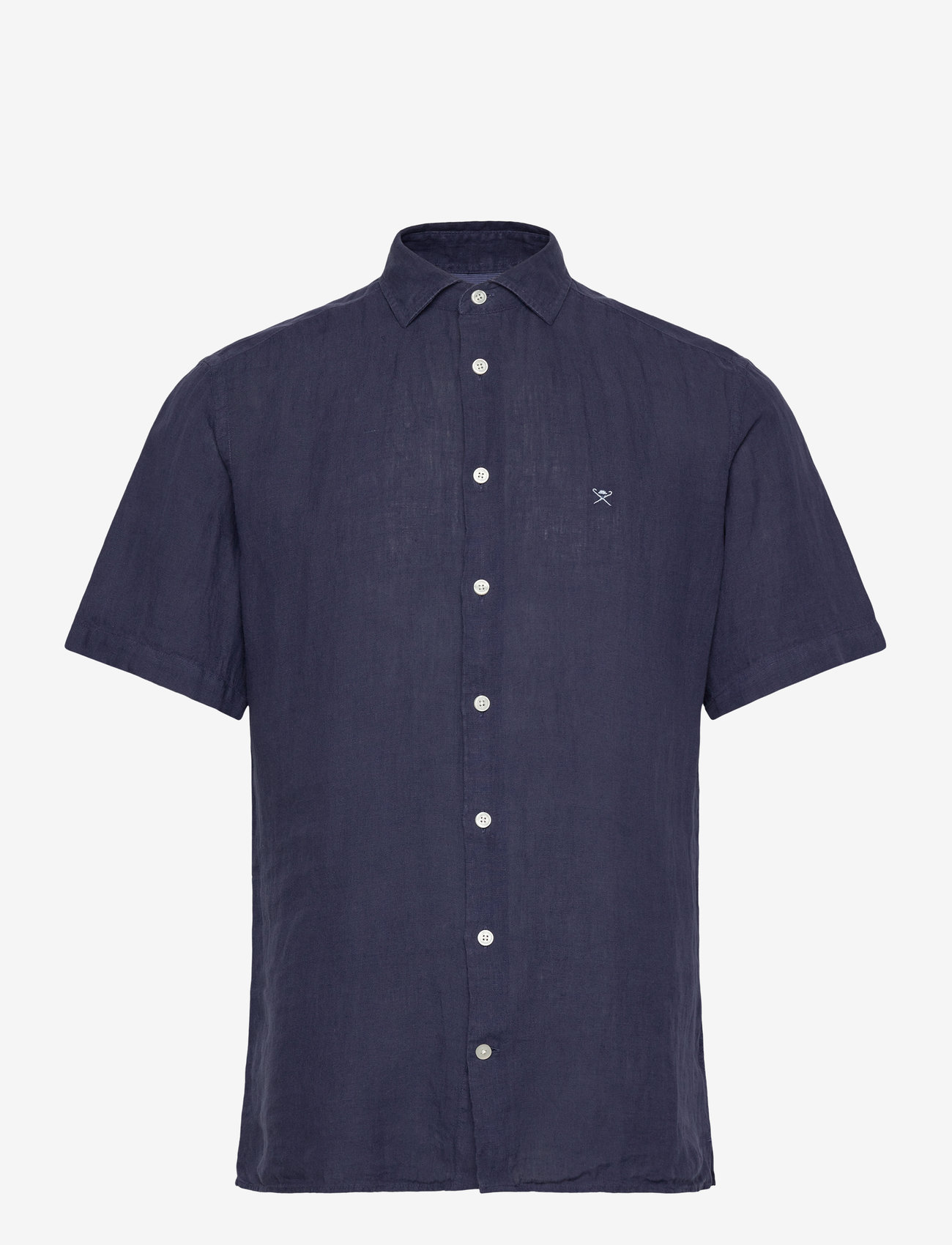 Hackett London - GMD LINEN SS - linen shirts - ink blue - 0