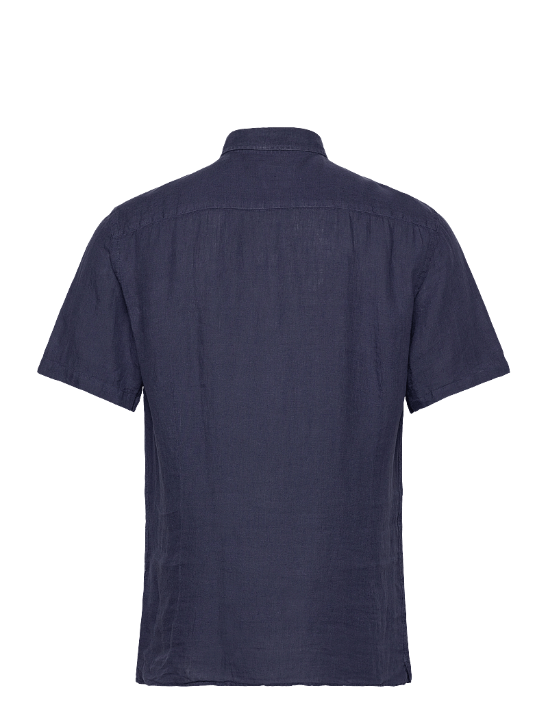 Hackett London - GMD LINEN SS - linen shirts - ink blue - 1