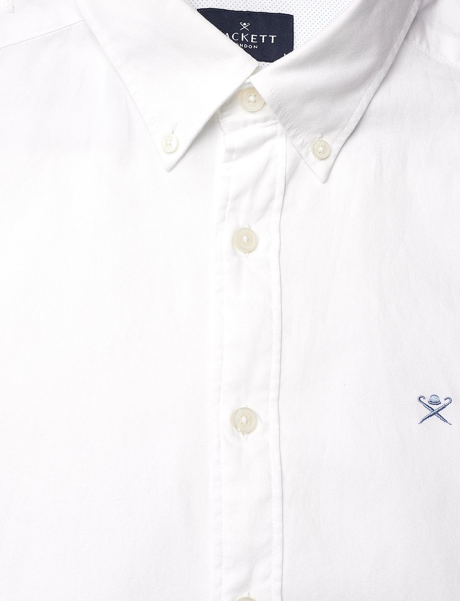 Hackett London - ESS GMD OXFORD - optic white - 2