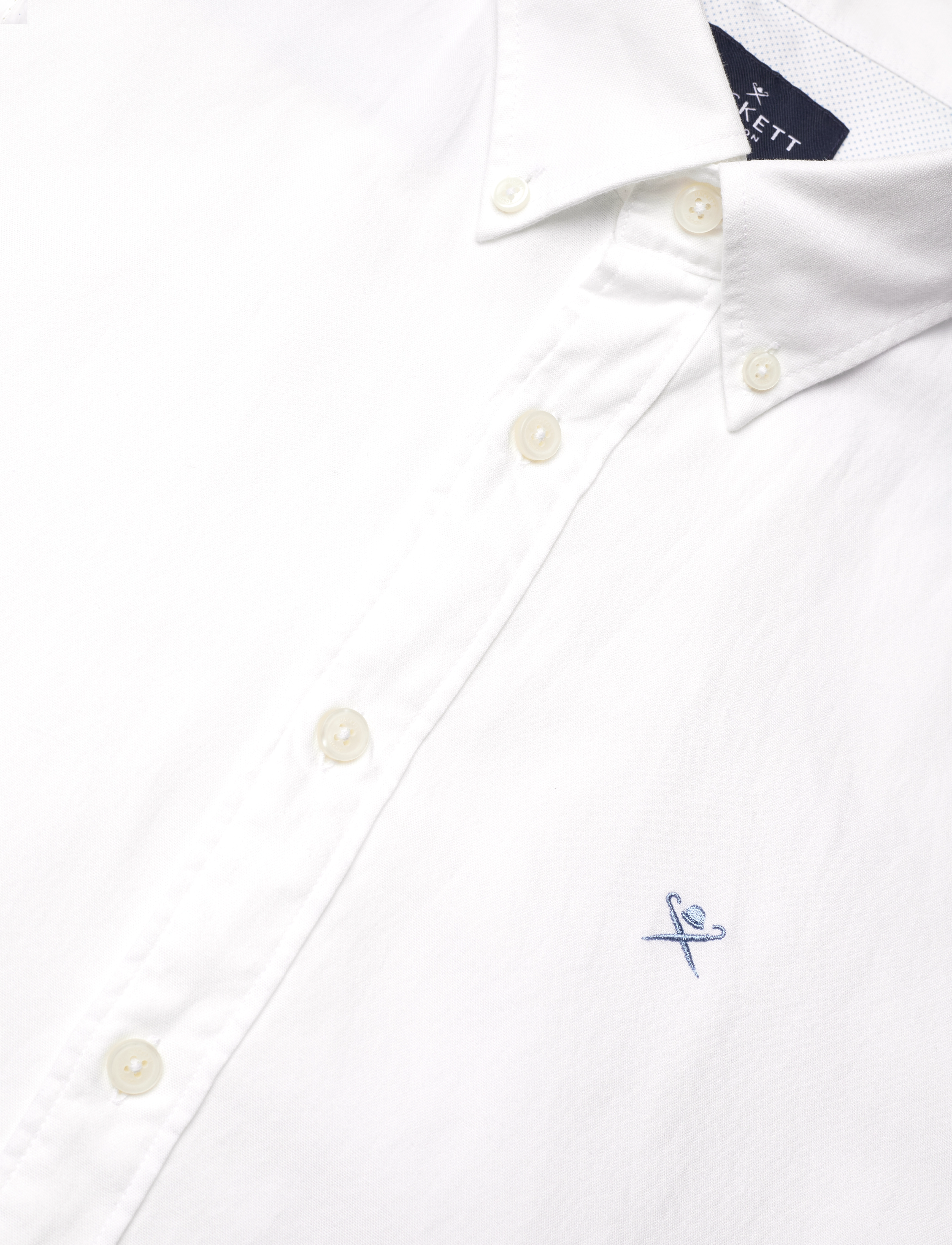 Hackett London - ESS GMD OXFORD - optic white - 3