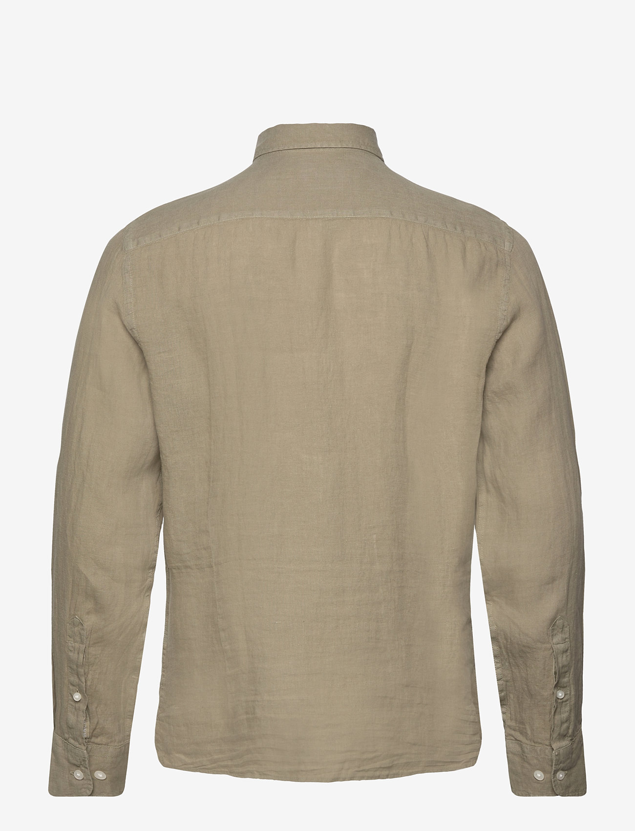 Hackett London - ESS GMD LINEN BRPT - leinenhemden - light khaki green - 1
