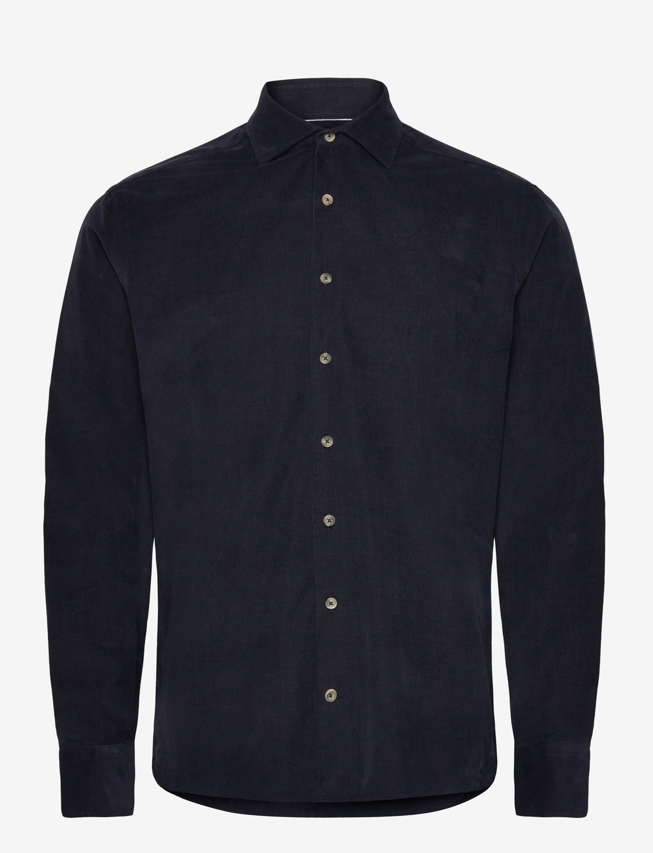 Hackett London - SMART BABYCORD - kurzarmhemden - midnight blue - 0