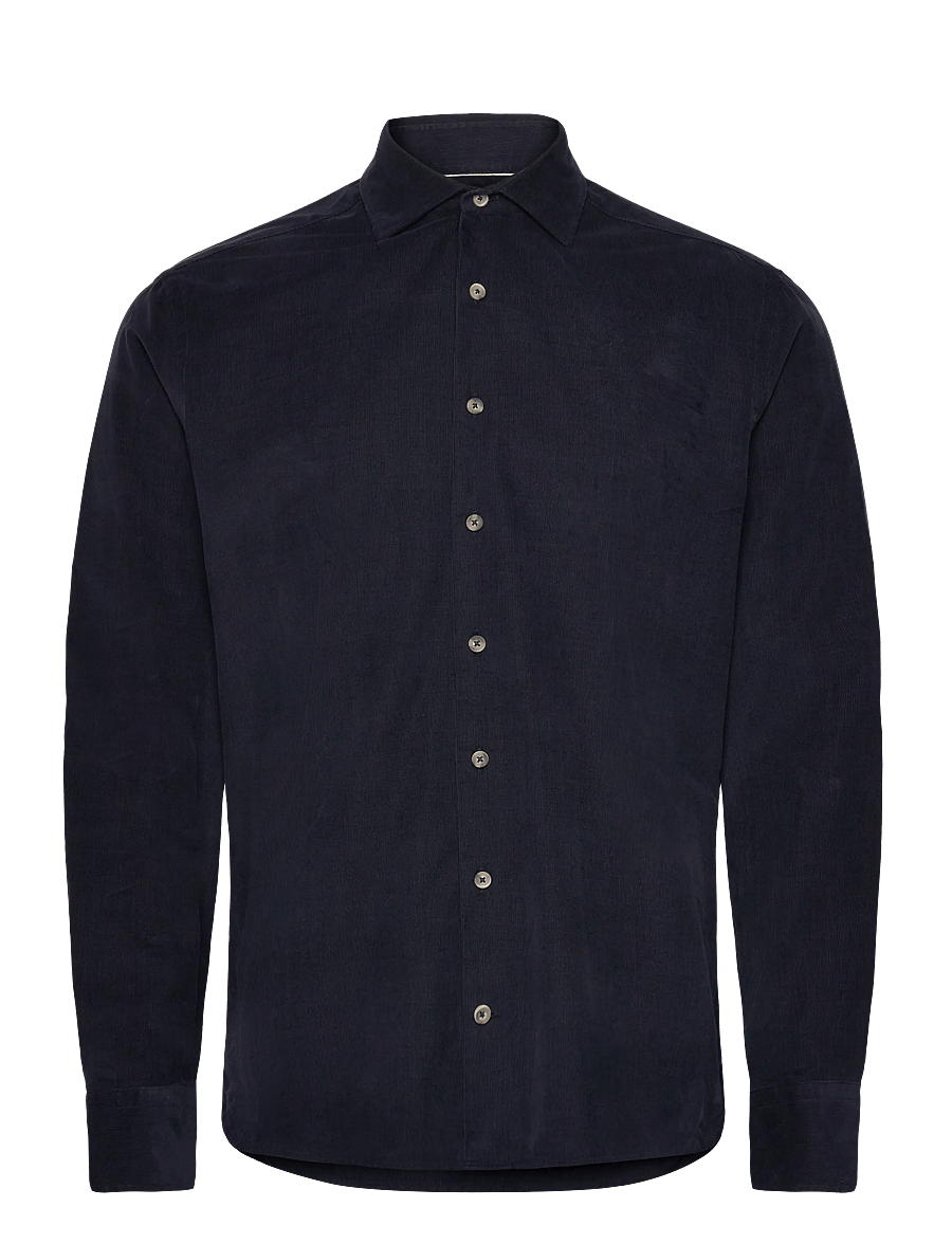 Hackett London - SMART BABYCORD - cordhemden - midnight blue - 0