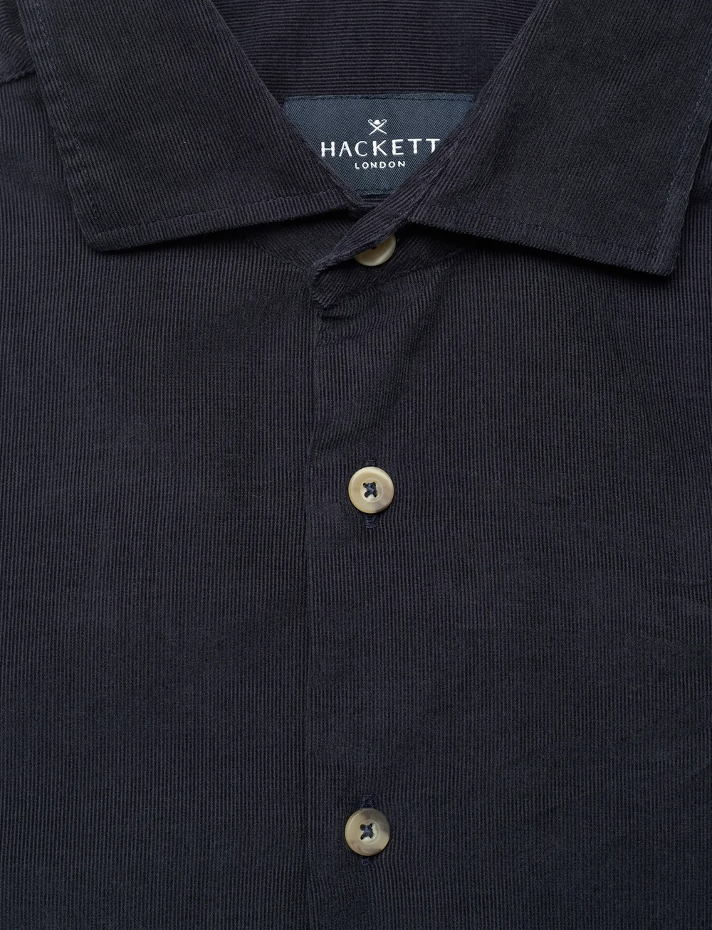 Hackett London - SMART BABYCORD - tavalised t-särgid - midnight blue - 2