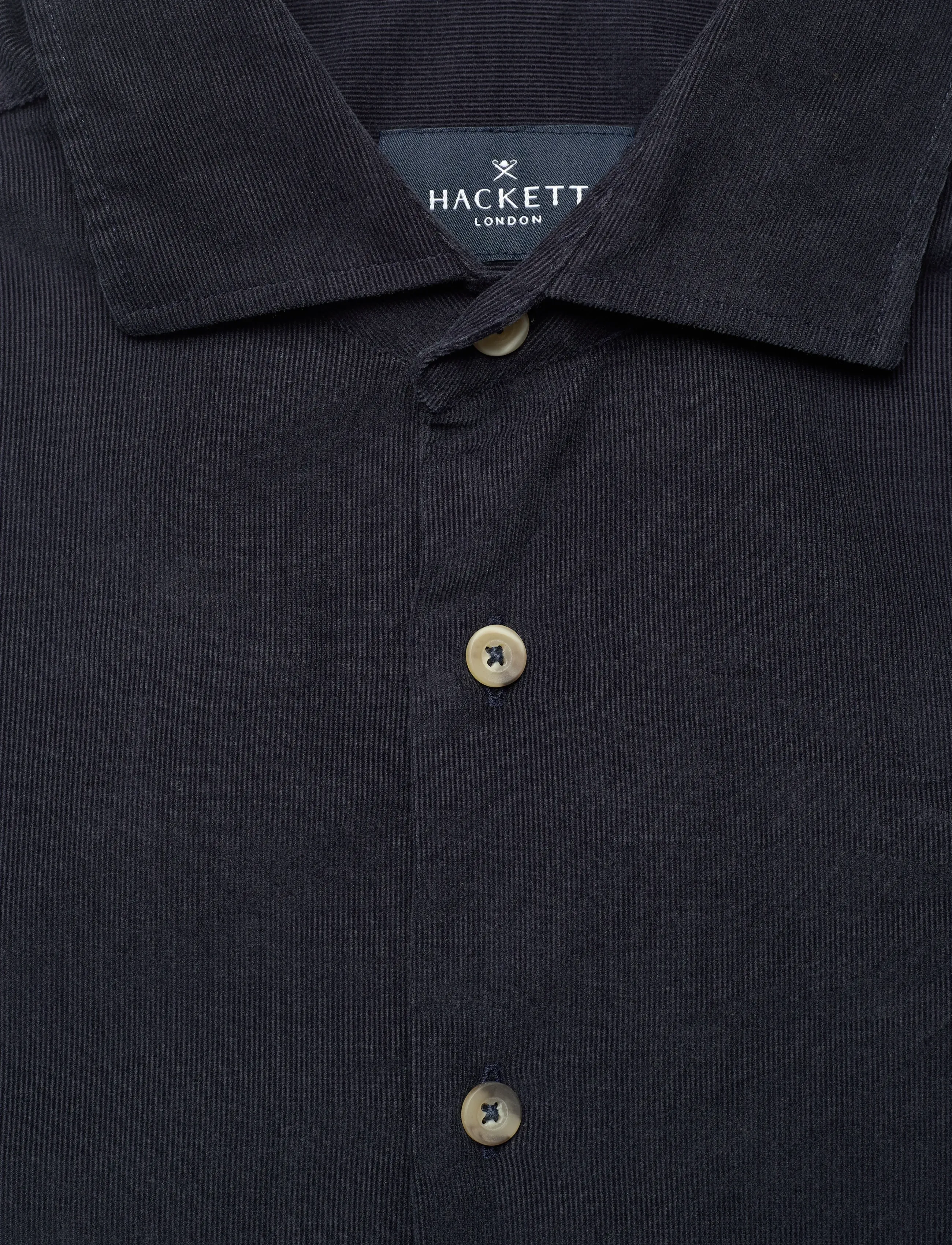 Hackett London - SMART BABYCORD - män - midnight blue - 2
