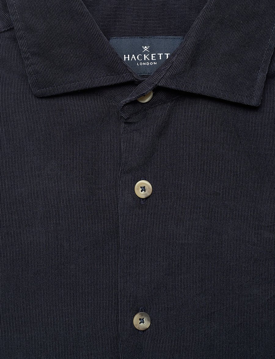 Hackett London - SMART BABYCORD - cordhemden - midnight blue - 2
