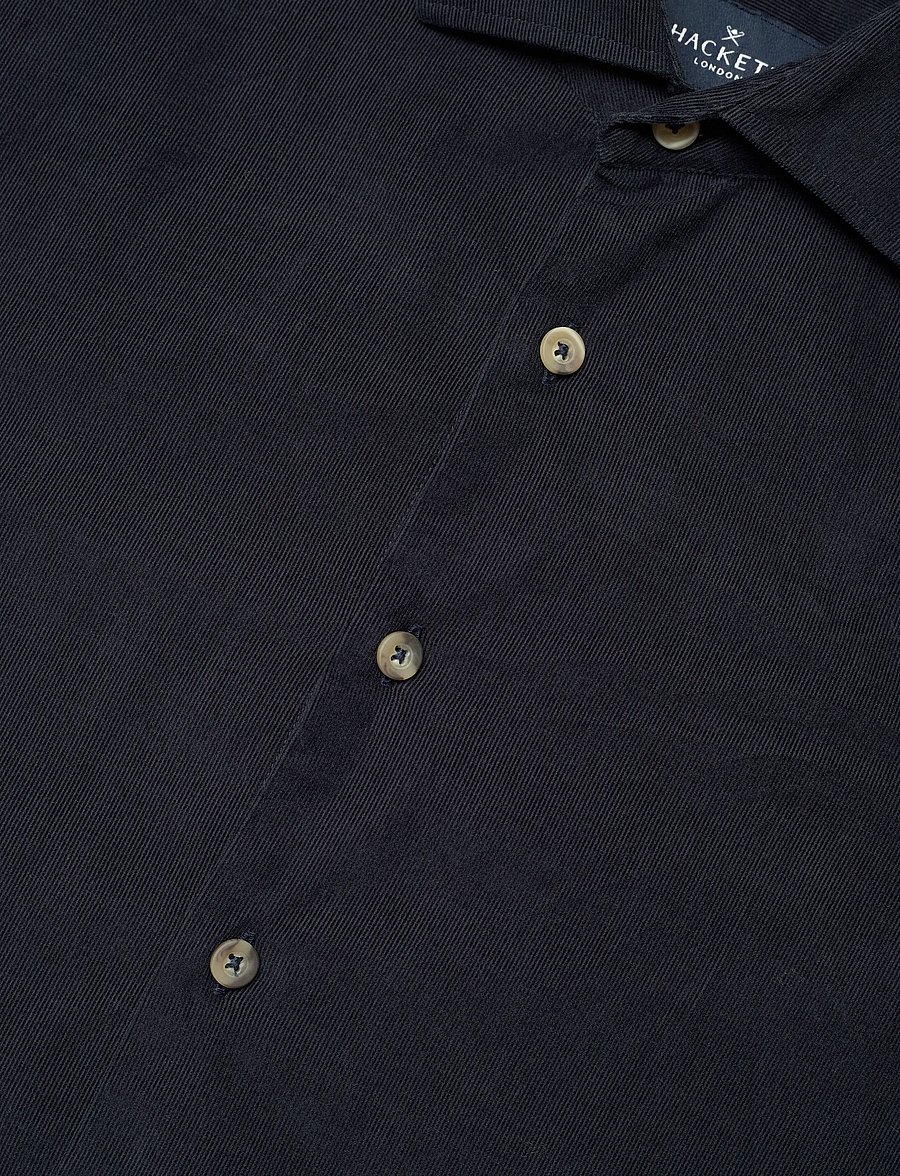 Hackett London - SMART BABYCORD - cordhemden - midnight blue - 3