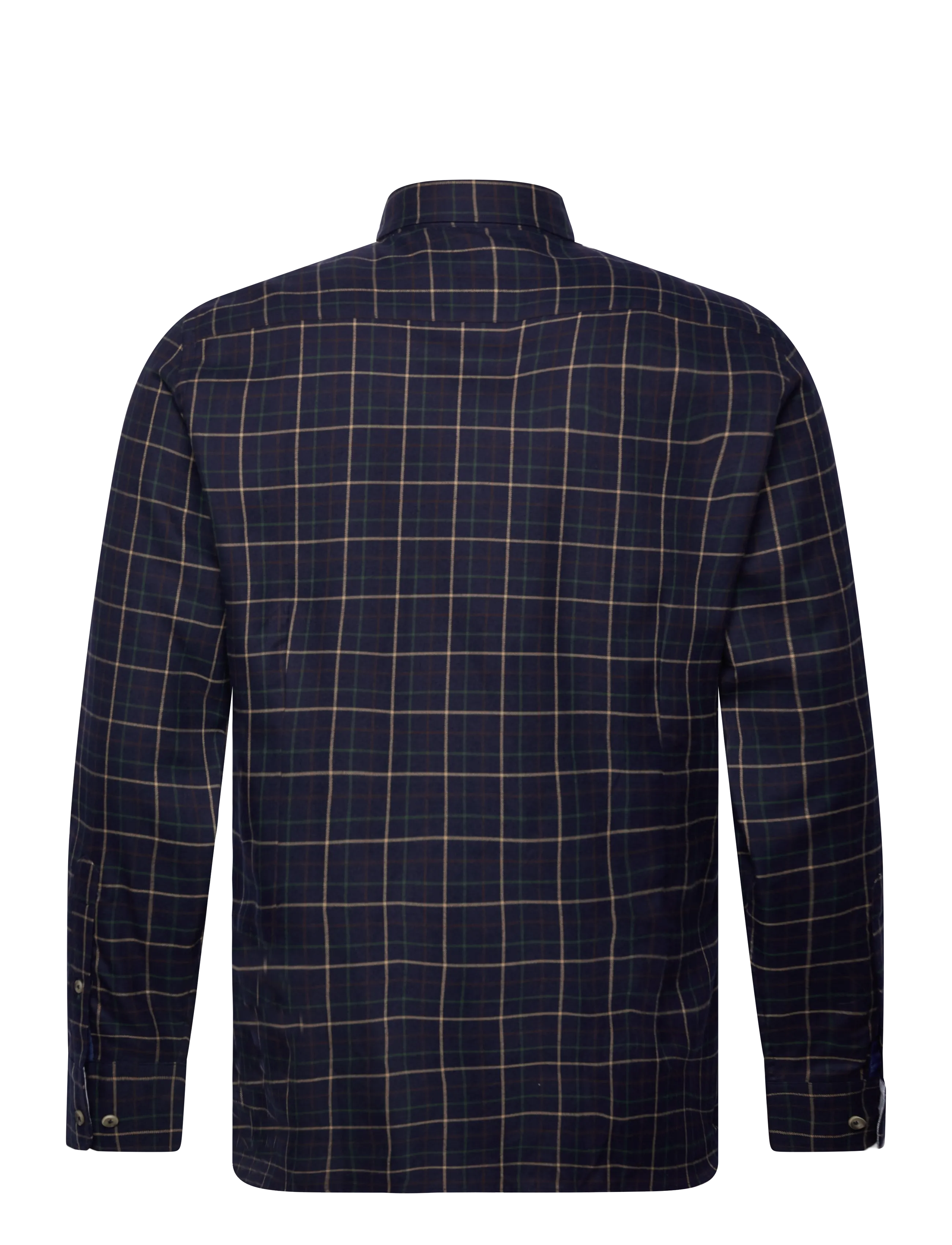 Hackett London - NAVY FLAN TATTERSALL - koszule flanelowe - navy - 1