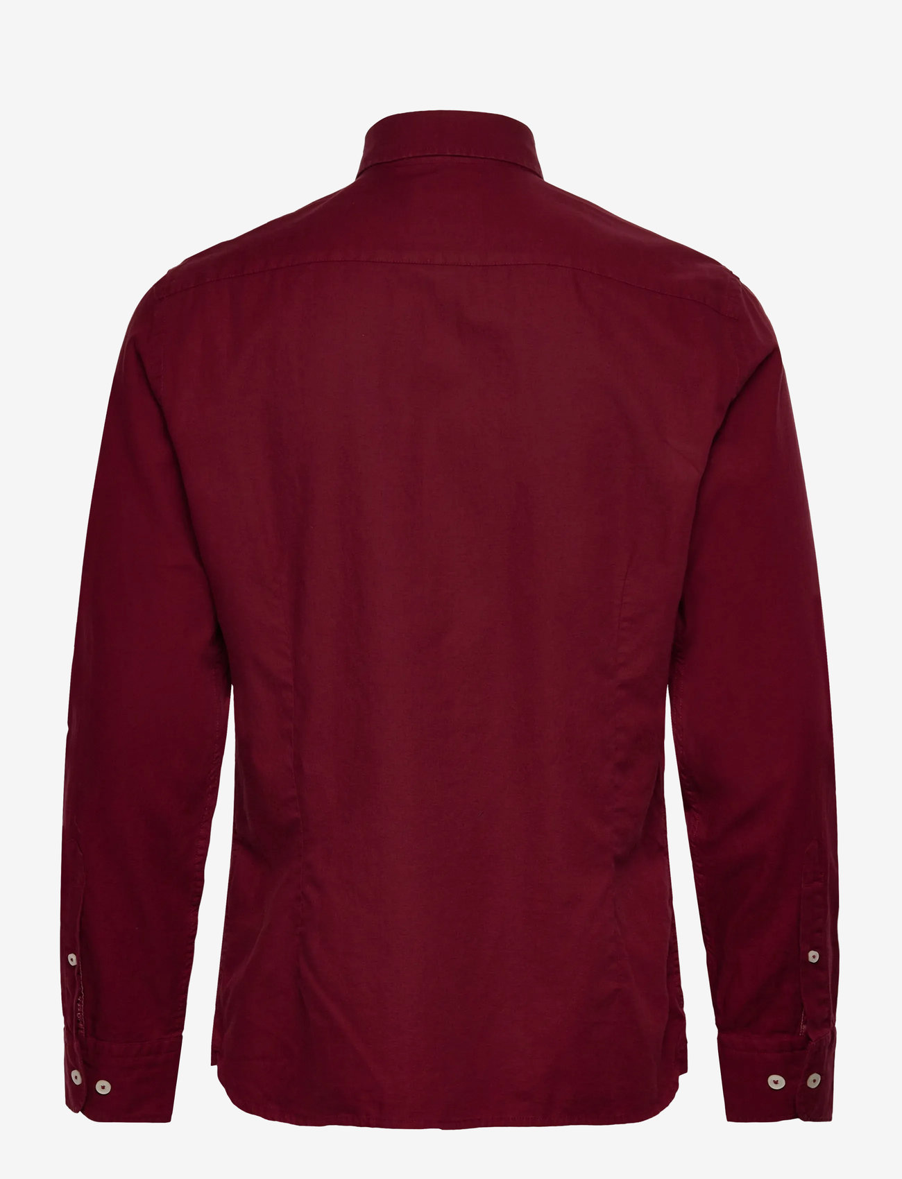 Hackett London - ESS GMT DYED OXFORD - oxfordi särgid - burgundy red - 1