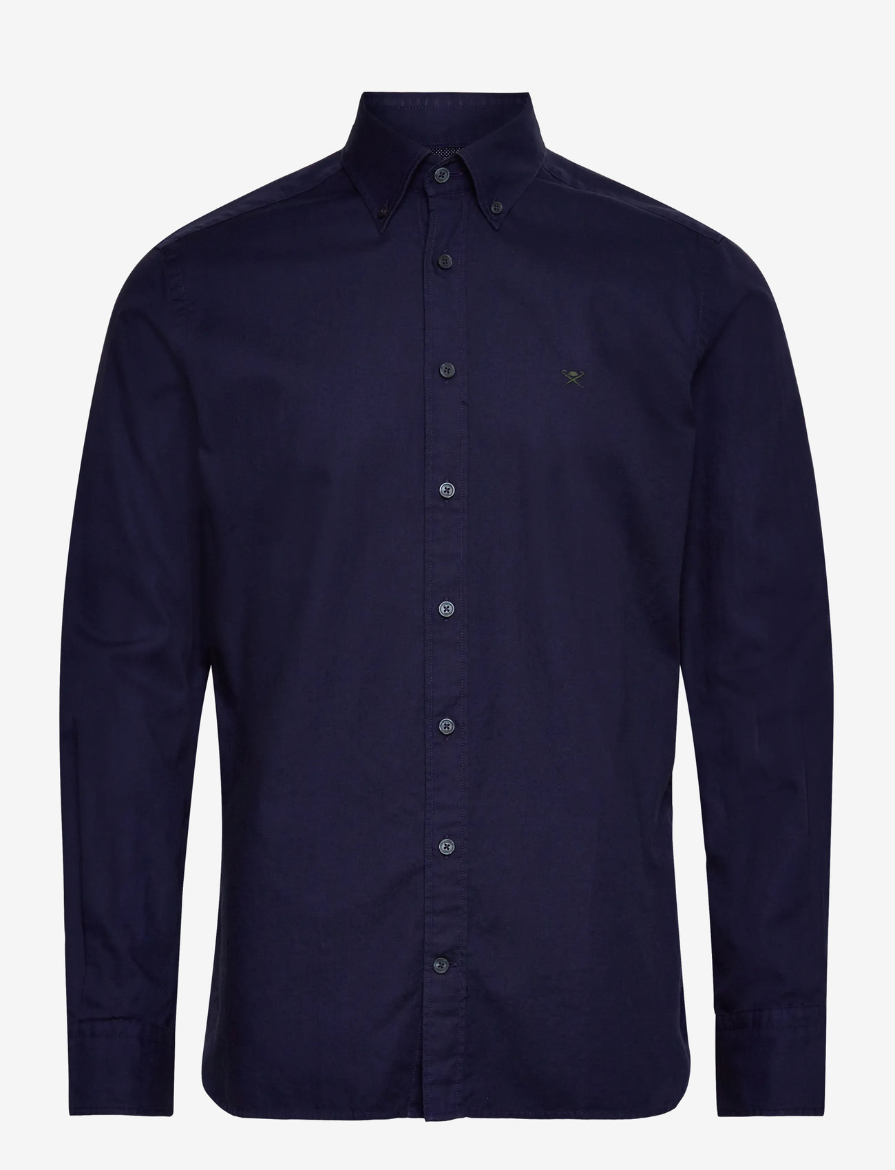 Hackett London - ESS GMT DYED OXFORD - oxfordi särgid - navy - 0