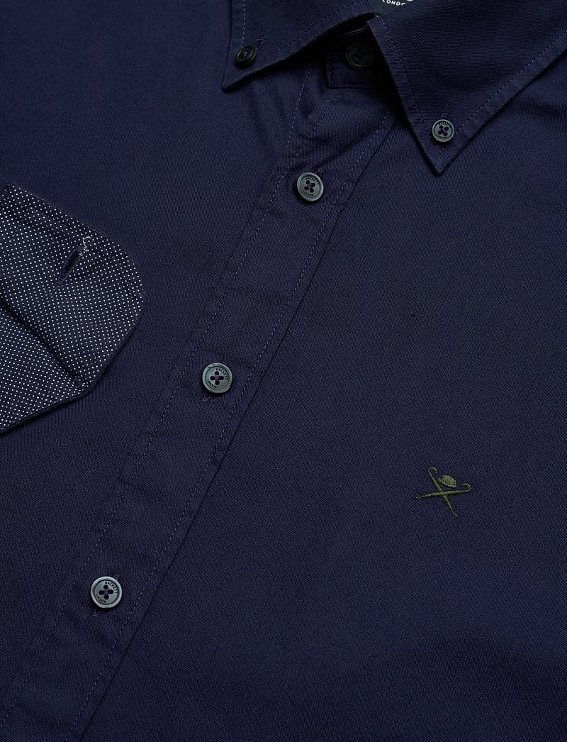 Hackett London - ESS GMT DYED OXFORD - basic skjorter - navy - 3