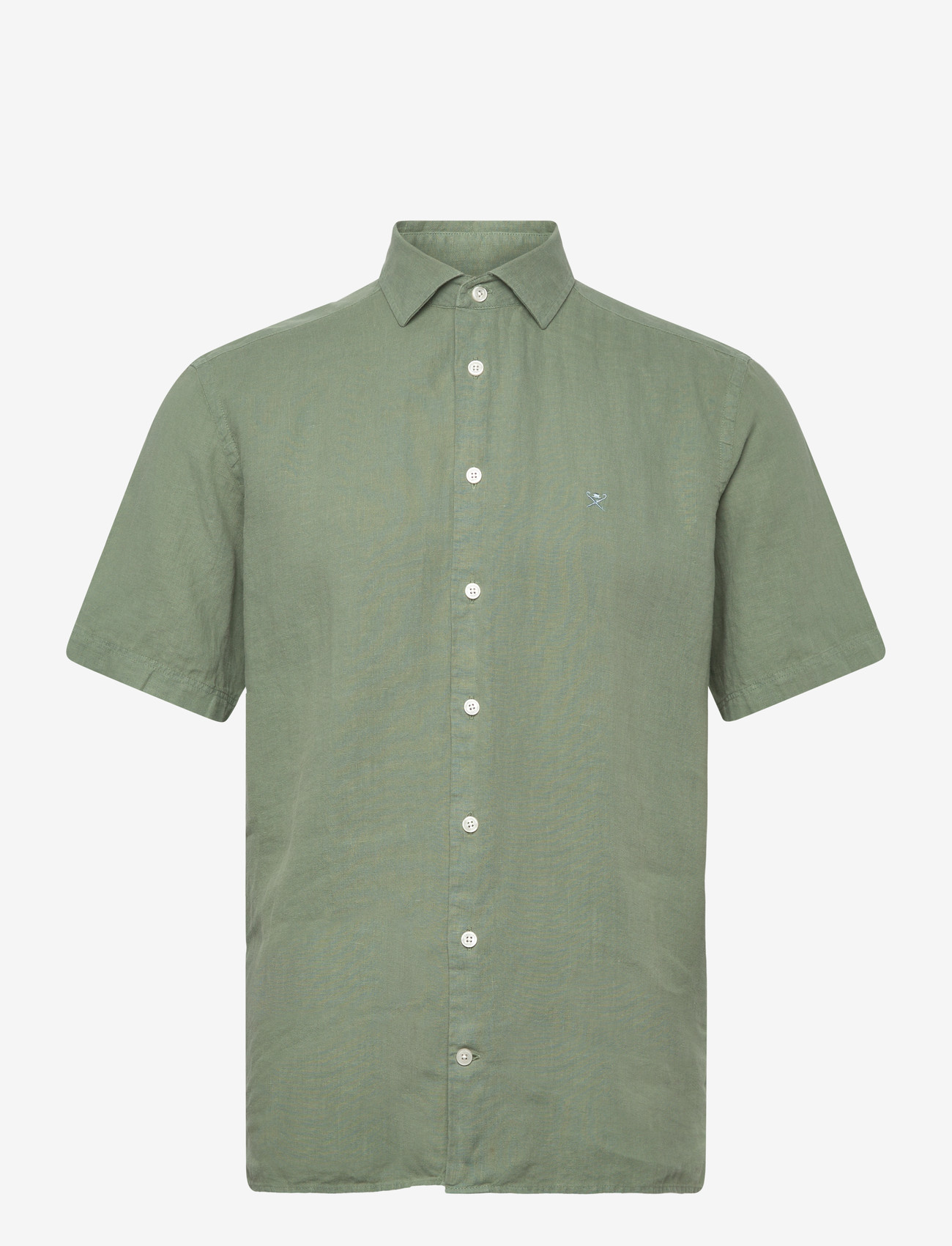 Hackett London - GMD LINEN SS - basic skjorter - sage green - 0