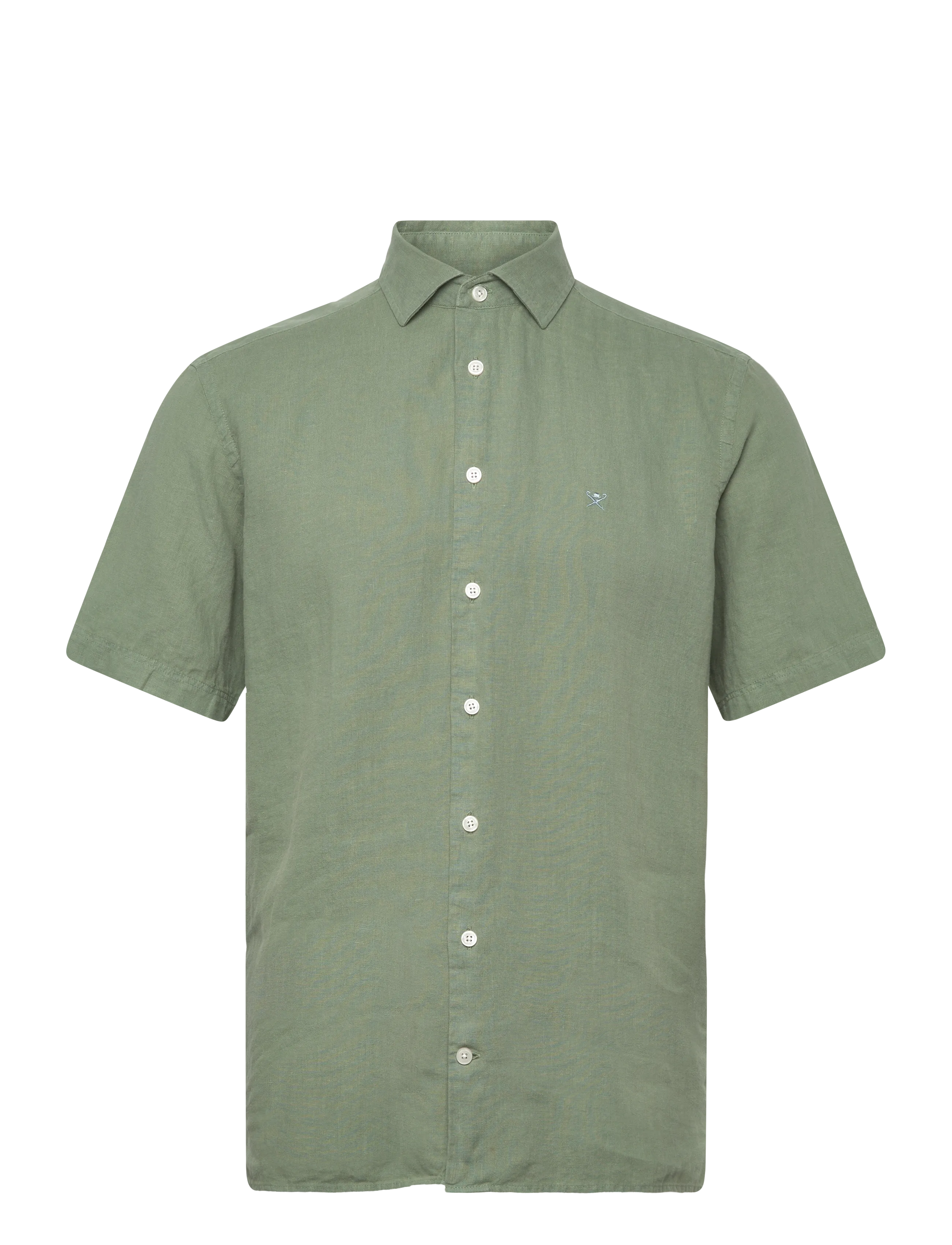 Hackett London GMD LINEN SS - Kläder - SAGE GREEN / khaki/green